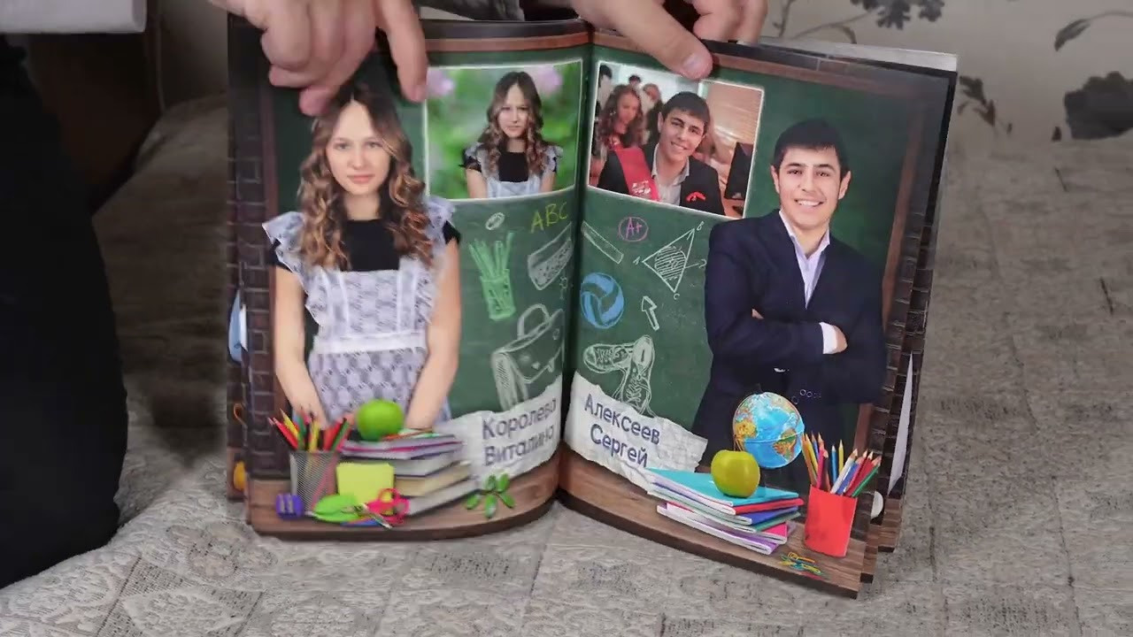 Выпускной школьный альбом  в Перми. Михаил Соколов Выпускные альбомы для детских садов и школ в г. Пермь