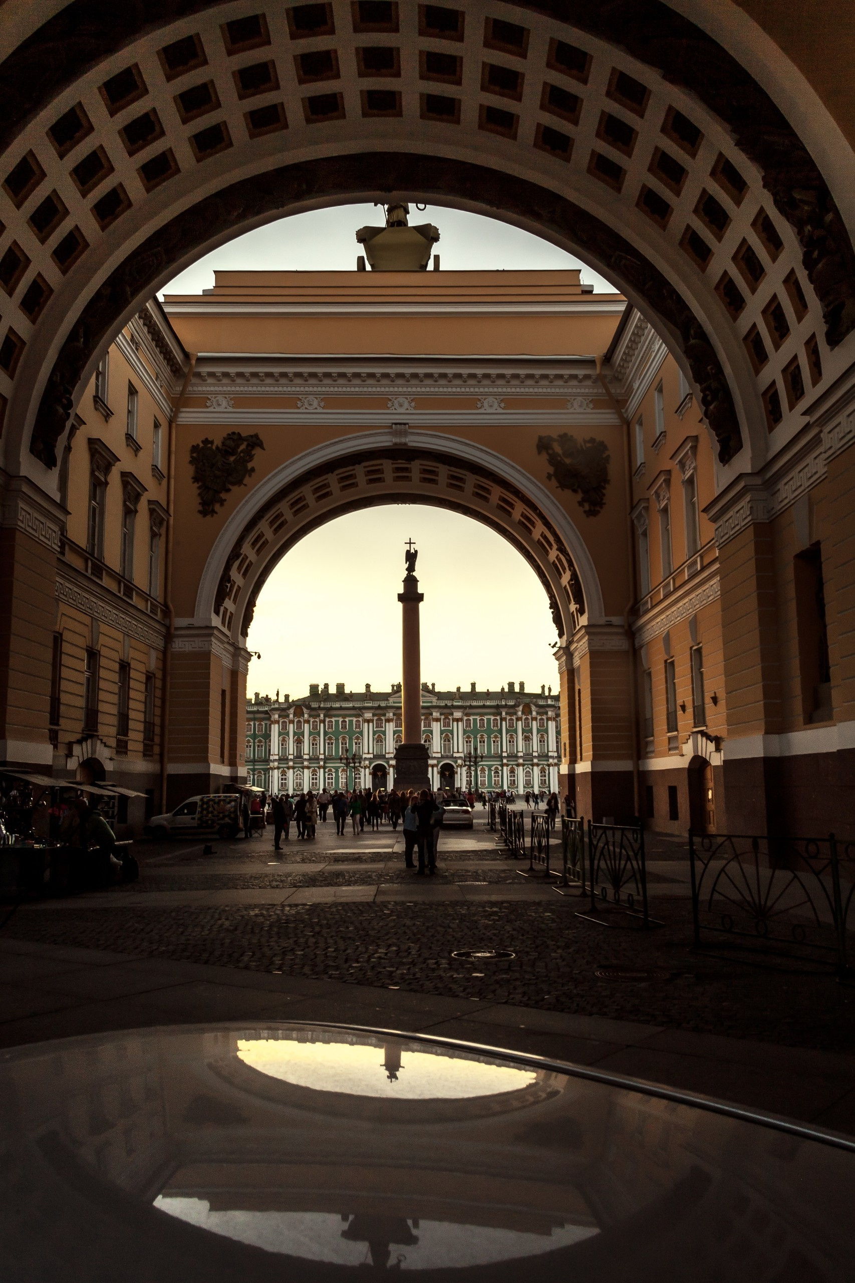 Saint-Petersburg. Künstler Verstecktoff