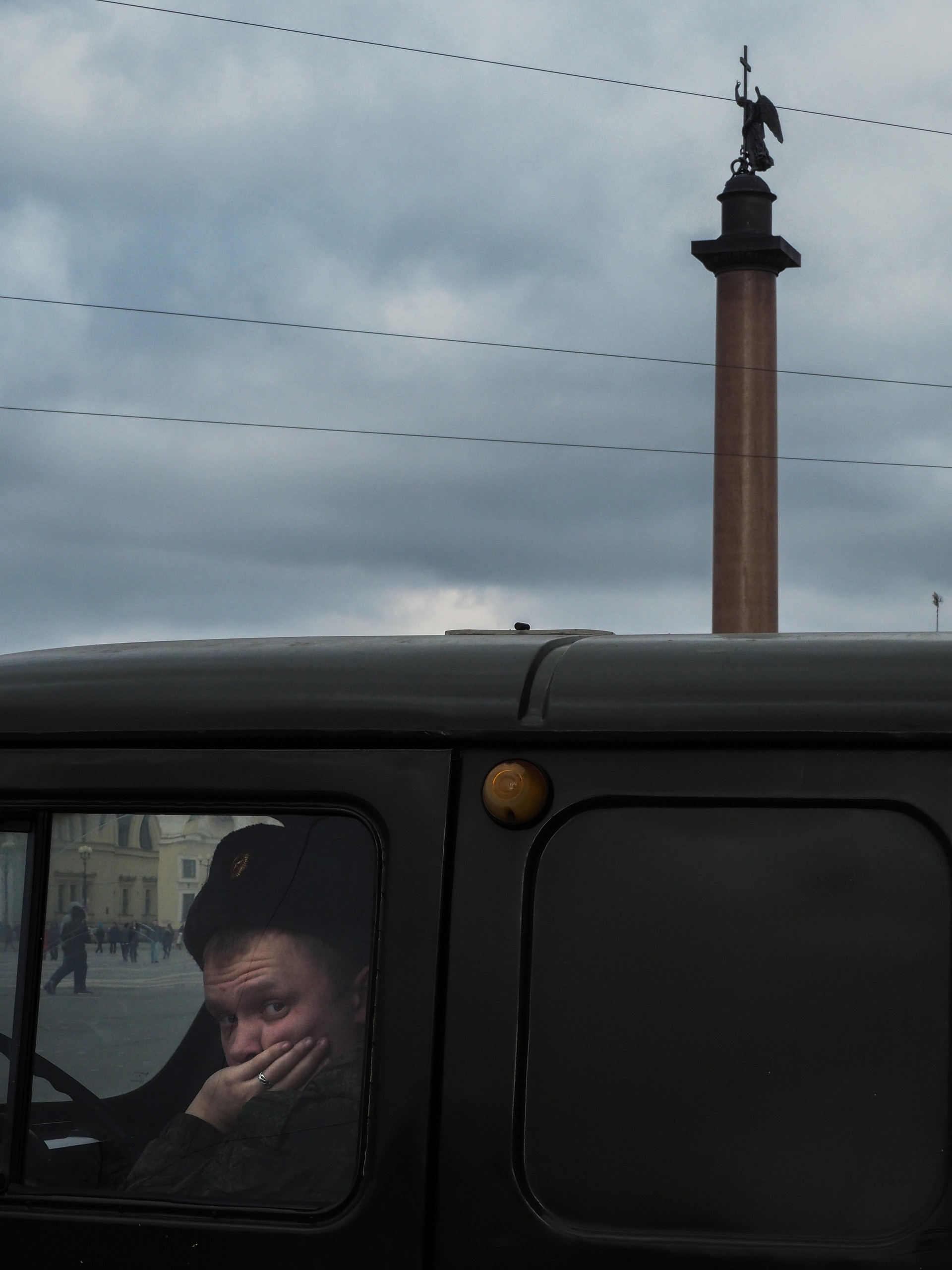 Saint-Petersburg. Künstler Verstecktoff