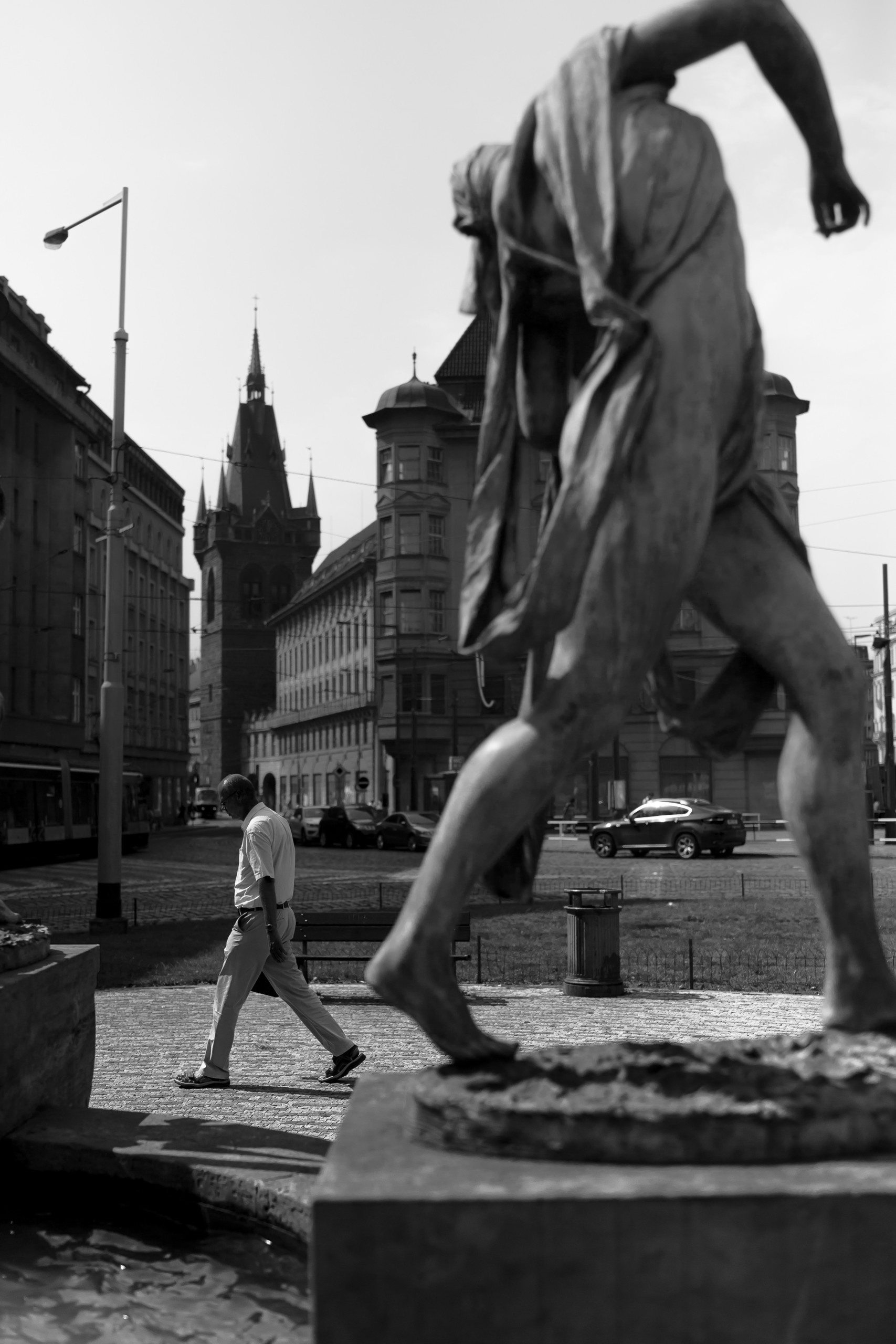 Czech Republic. Künstler Verstecktoff