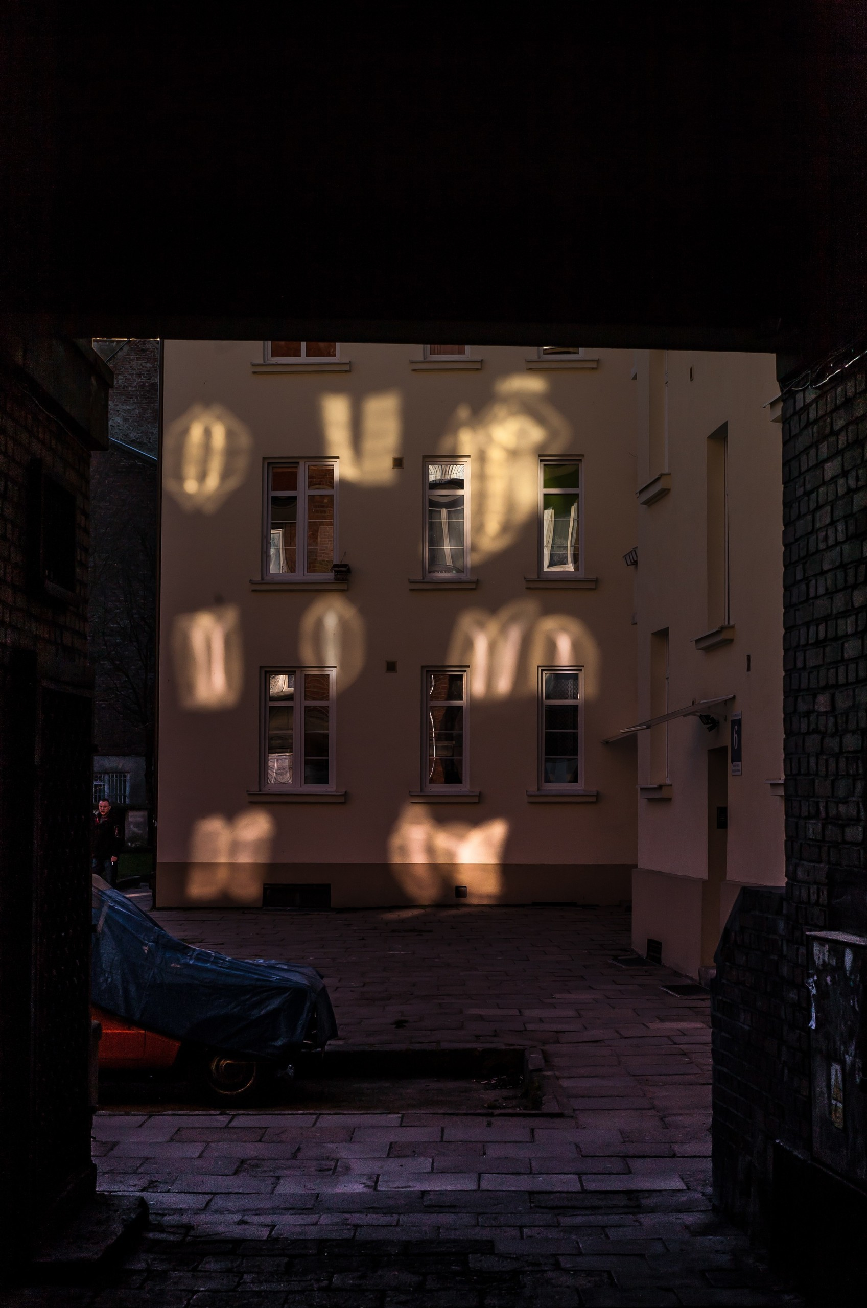 Poland. Künstler Verstecktoff