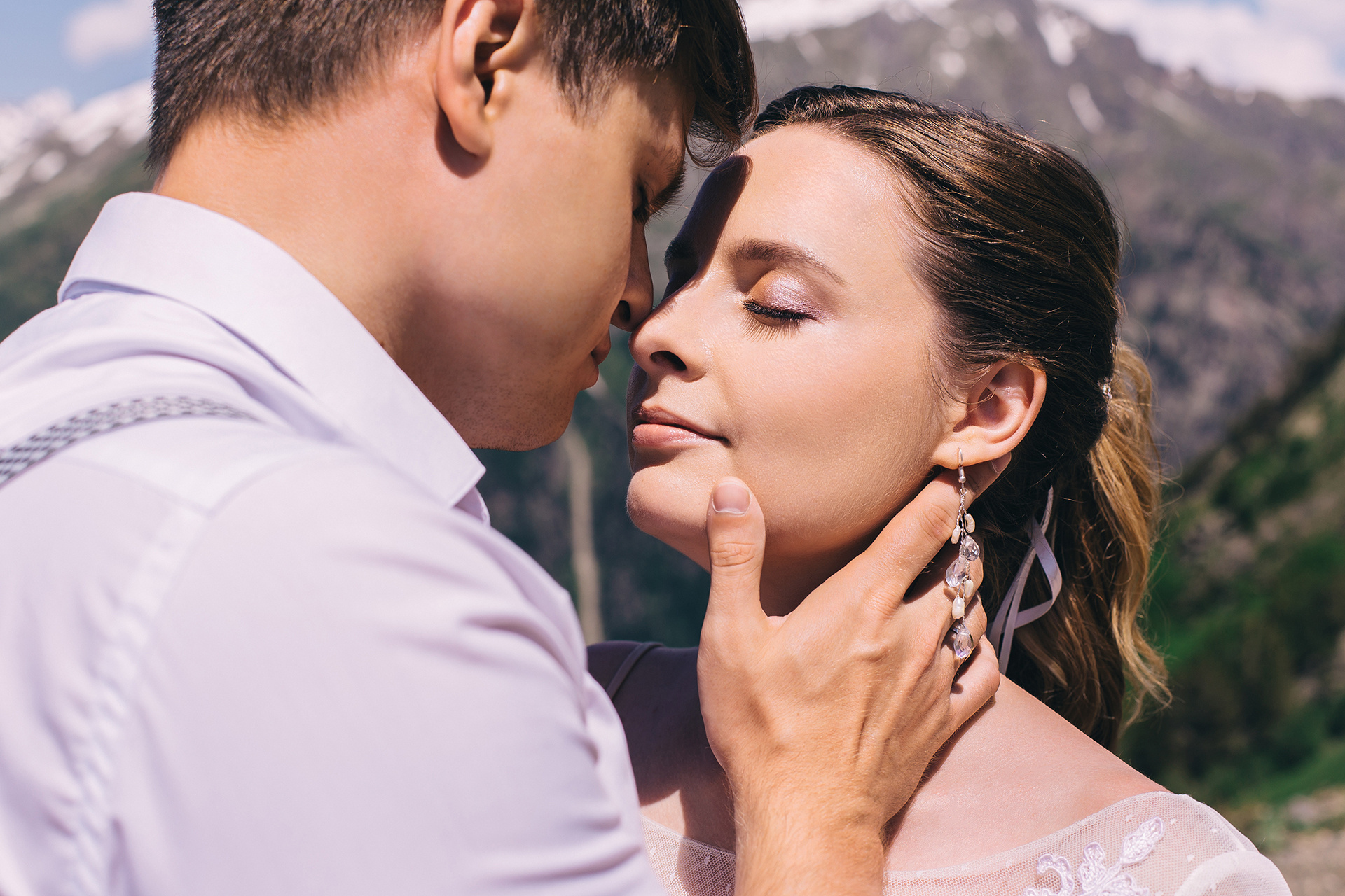 Алина и Сергей. Домбай. Свадебный фотограф и видеограф Когай Дмитрий и Юлия