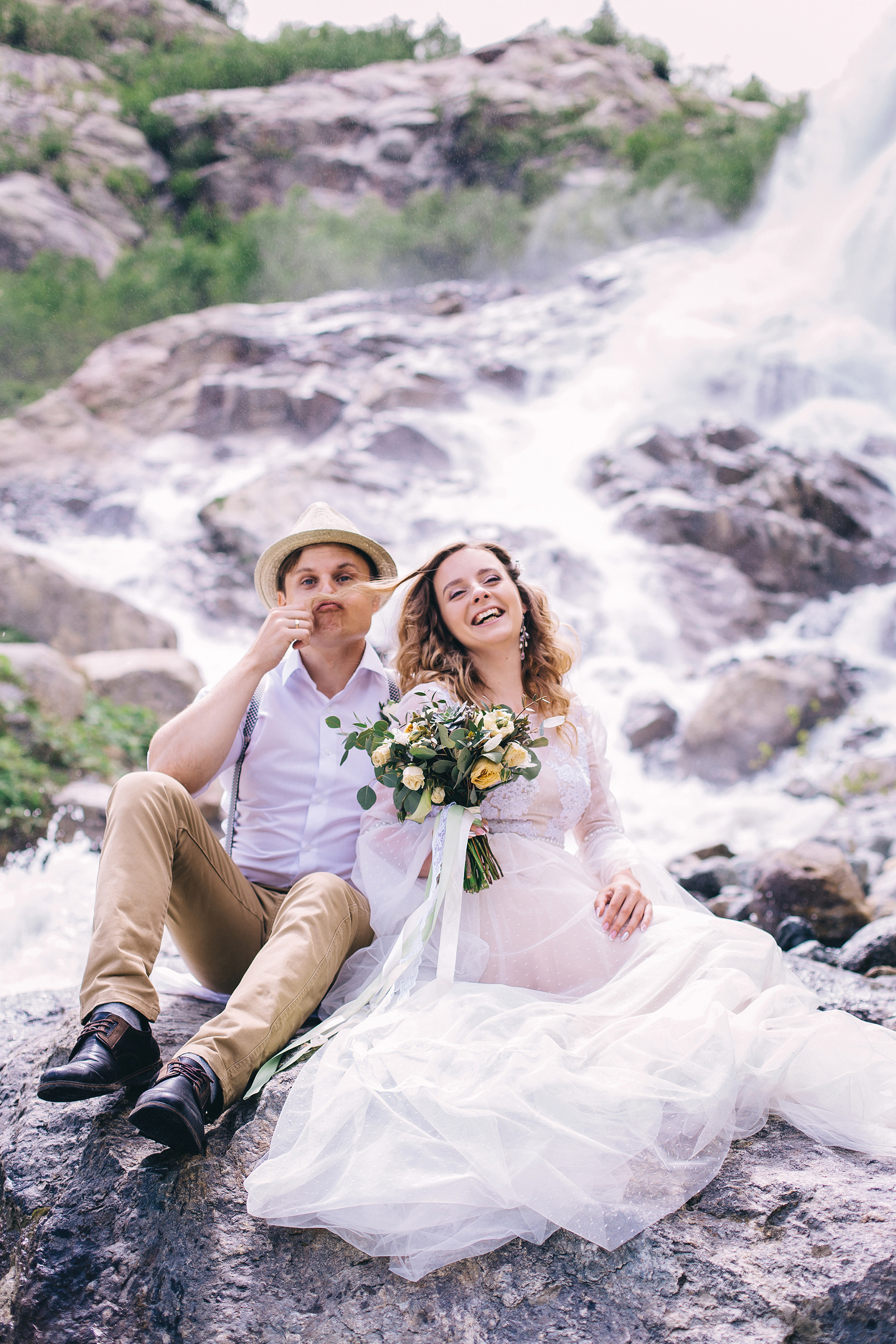 Алина и Сергей. Домбай. Свадебный фотограф и видеограф Когай Дмитрий и Юлия