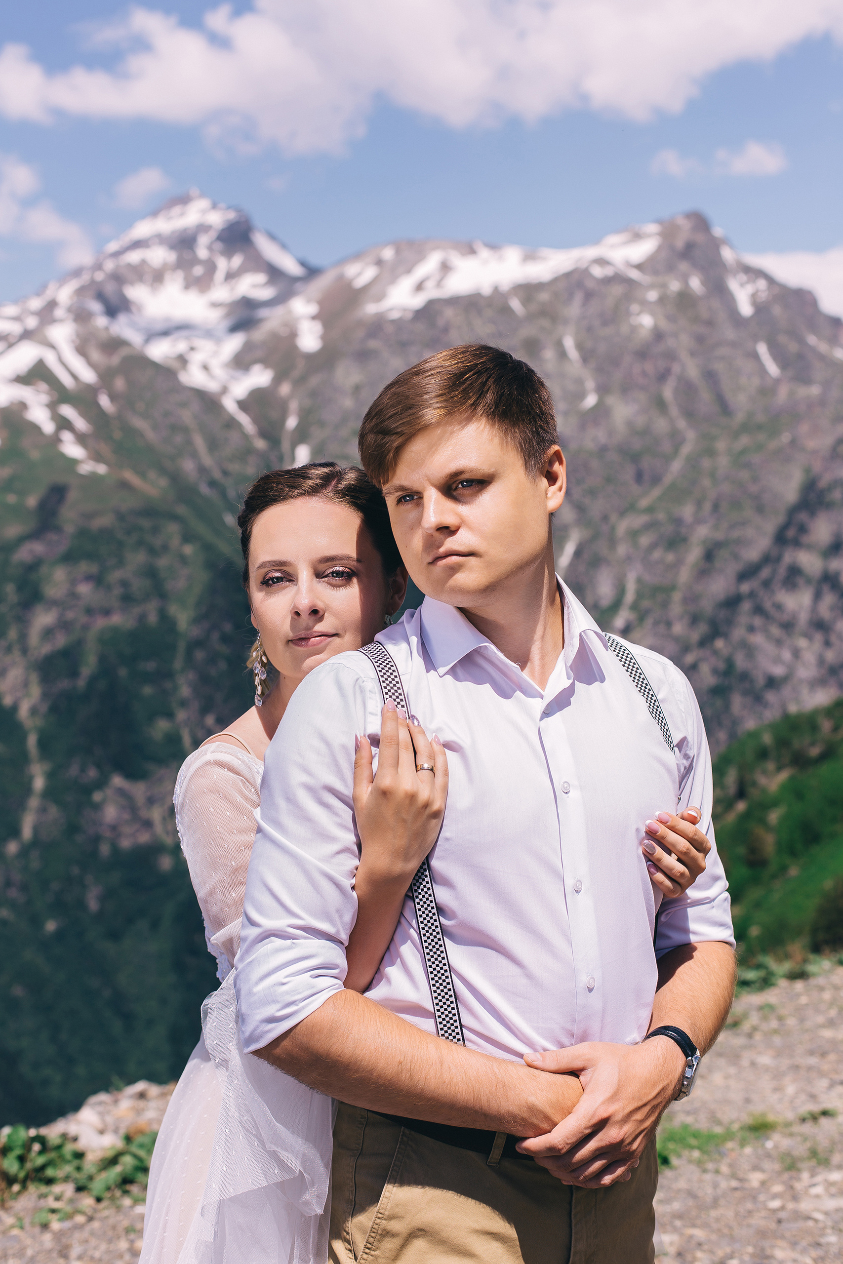 Алина и Сергей. Домбай. Свадебный фотограф и видеограф Когай Дмитрий и Юлия