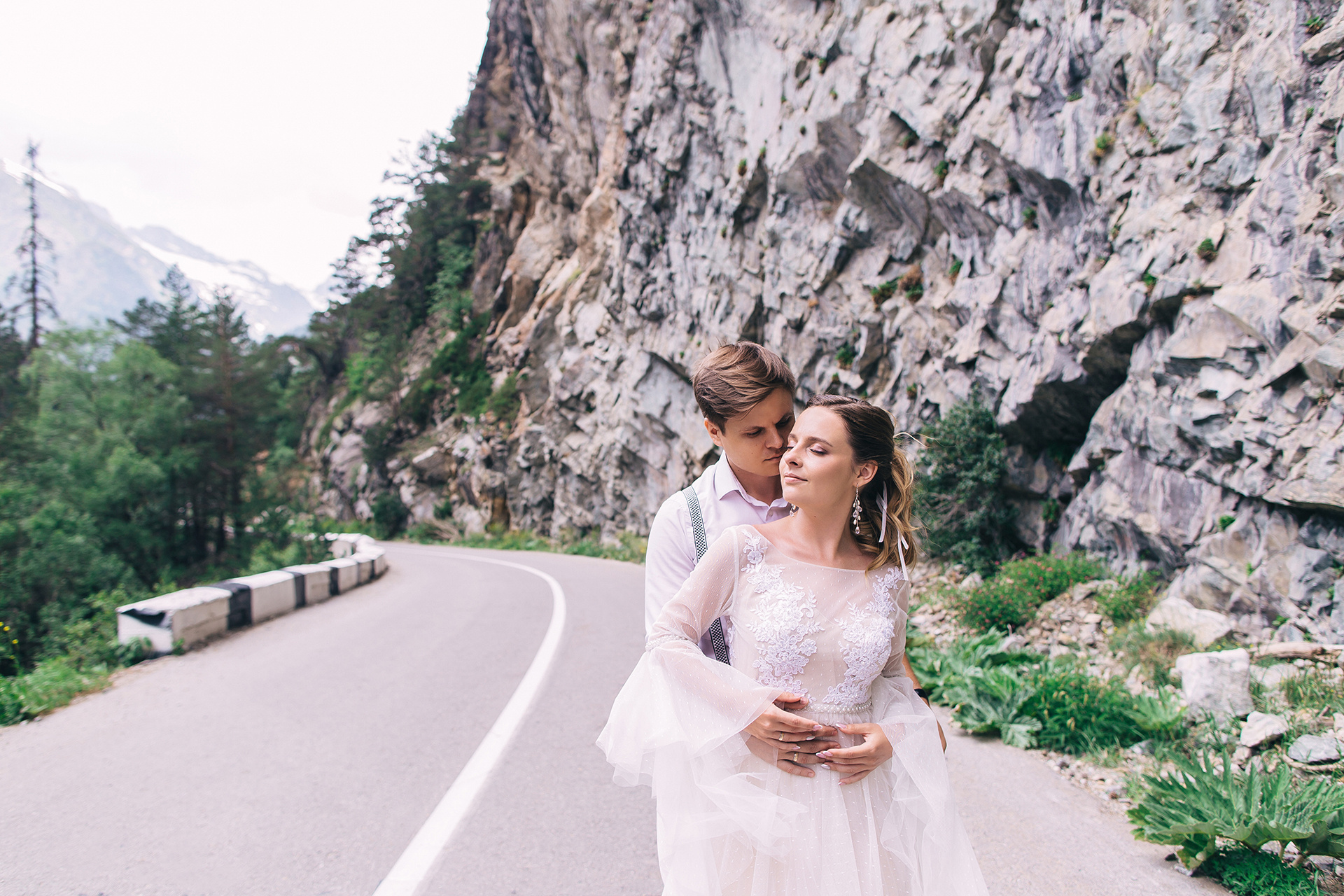 Алина и Сергей. Домбай. Свадебный фотограф и видеограф Когай Дмитрий и Юлия
