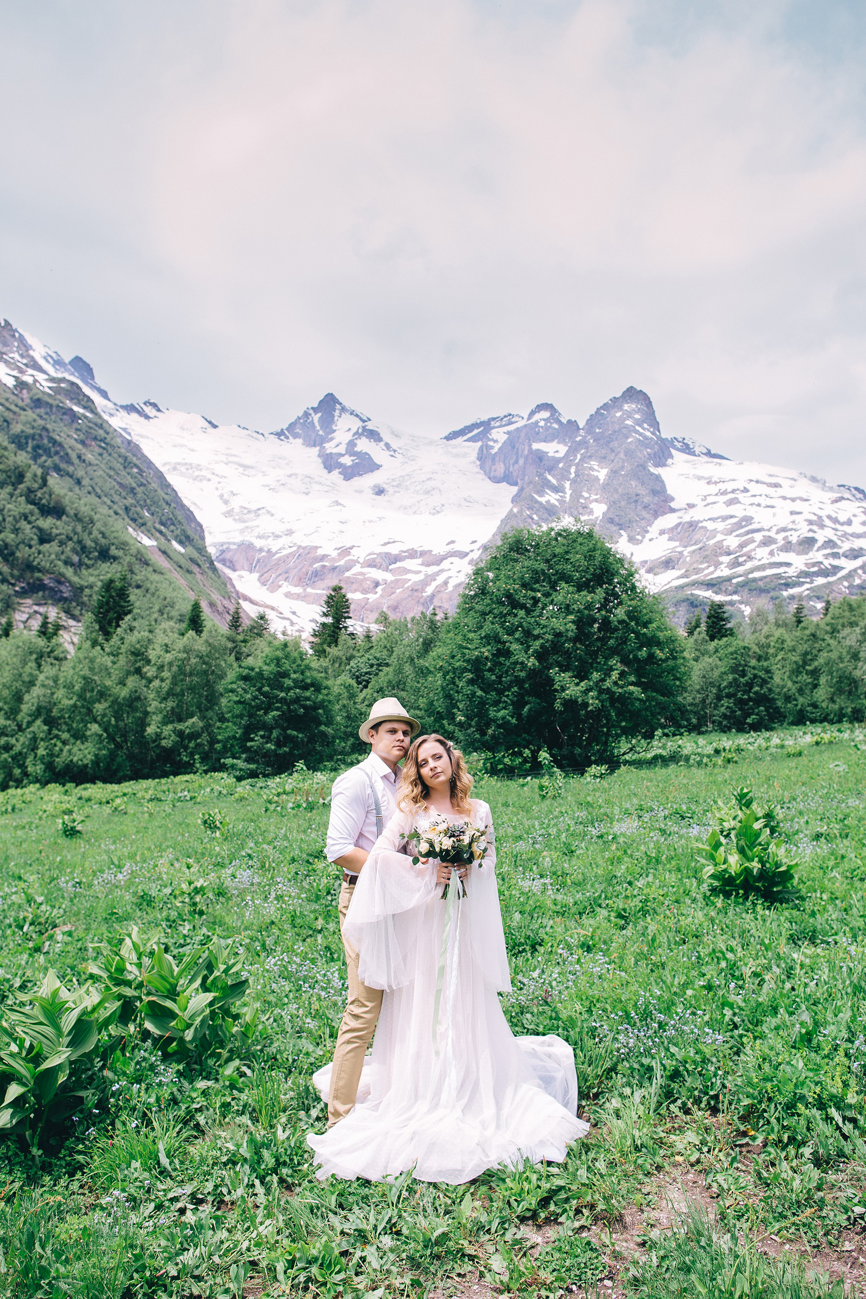 Алина и Сергей. Домбай. Свадебный фотограф и видеограф Когай Дмитрий и Юлия