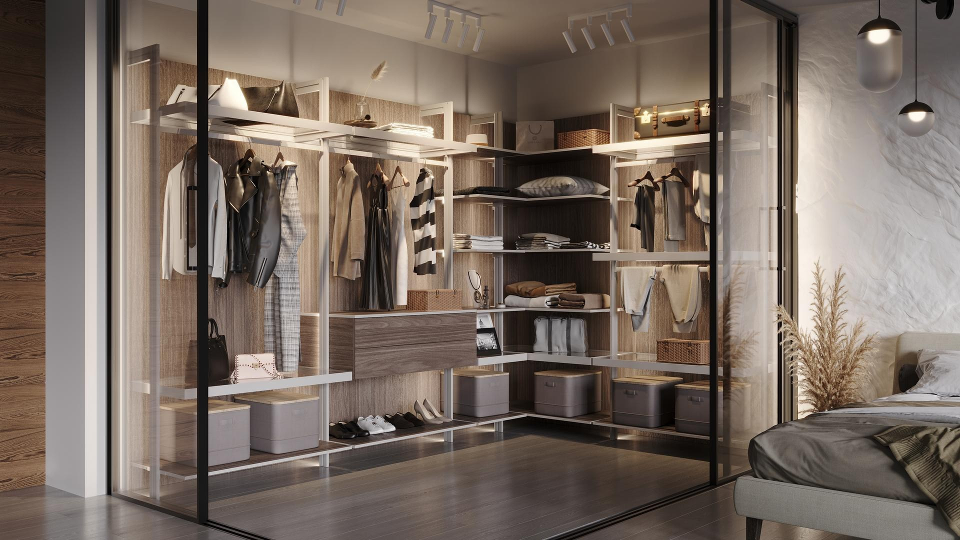 Гардеробные системы MGS мебель. MGS мебель в Ростове-на-Дону. Высочайшее качество исполнения. Инновационные и классические материалы. MGS mebel Ростов