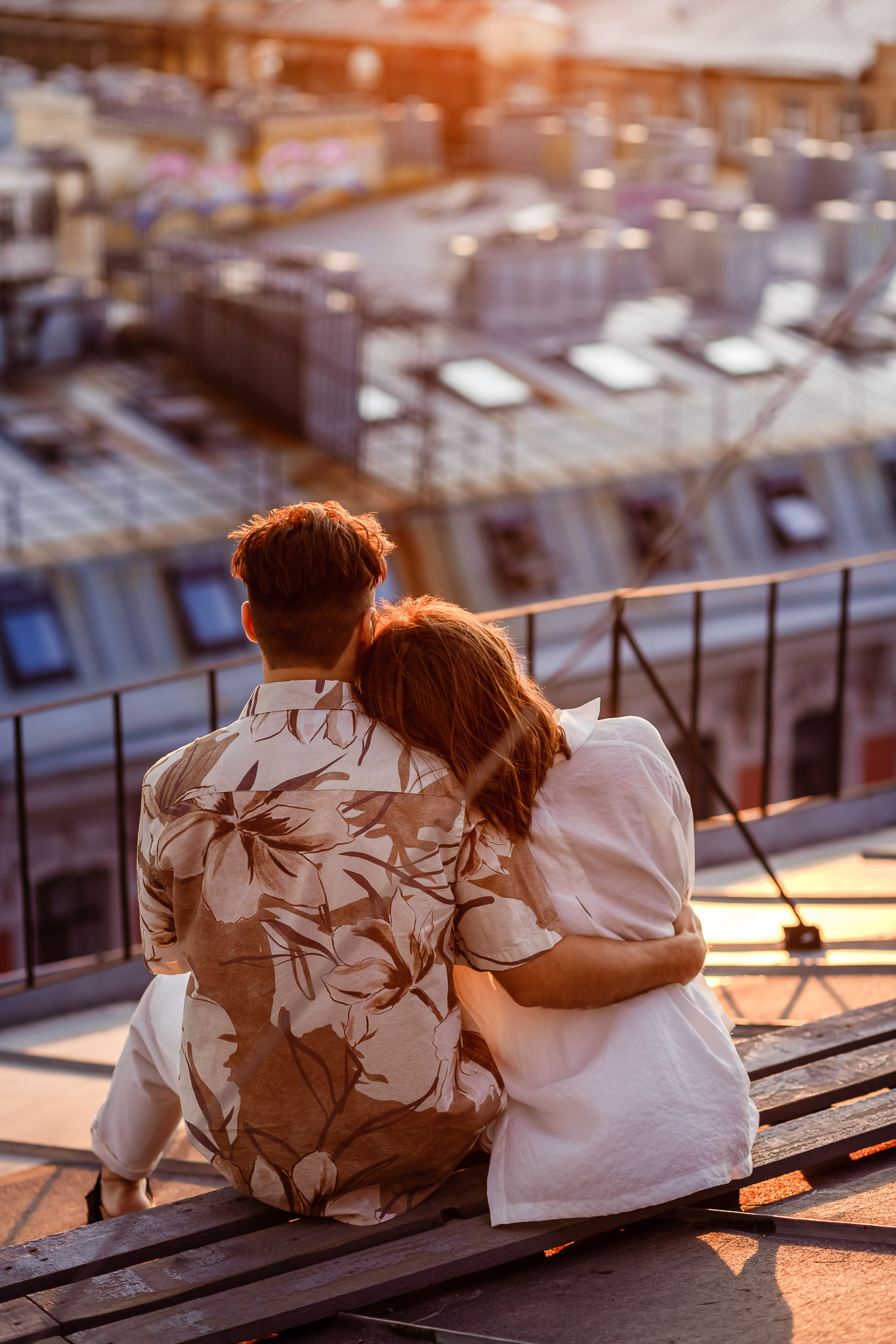 love story on&nbsp;the&nbsp;St. Petersburg roof