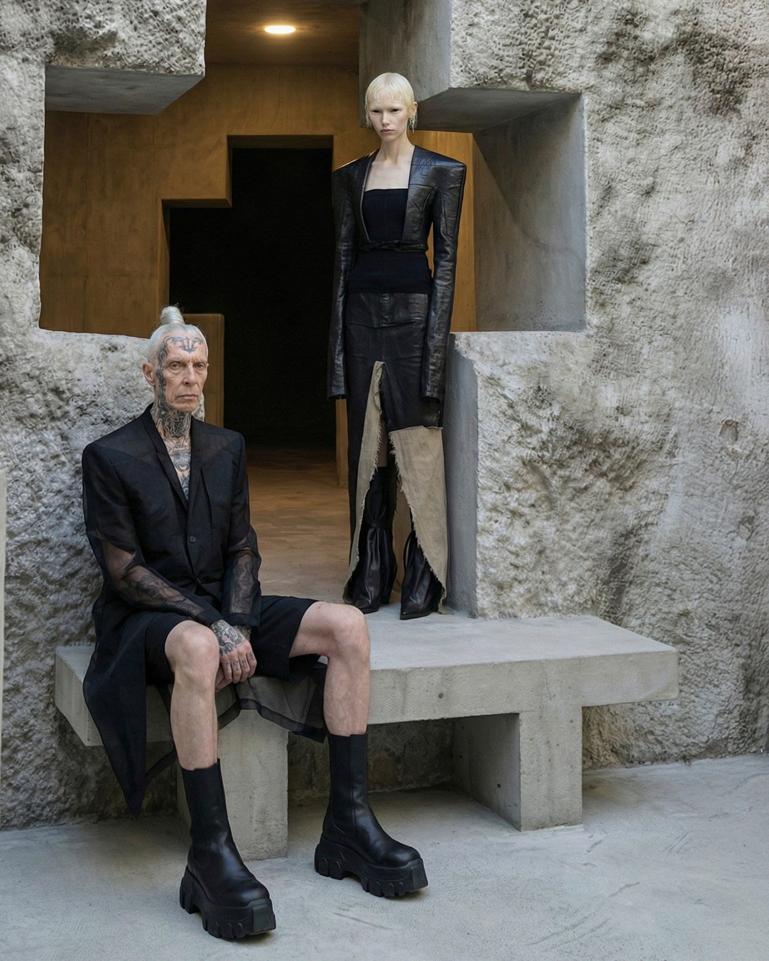 RICK OWENS. Фотограф и ai креатор для брендов Москва Люся Мамонова