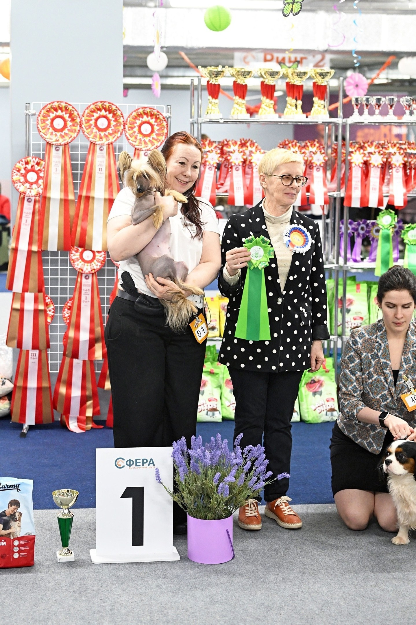 Emma (Ashantal Emmanuel Poale Ell) and I visited two exhibitions. Chinese Crested Dog Kennel Poale Ell
