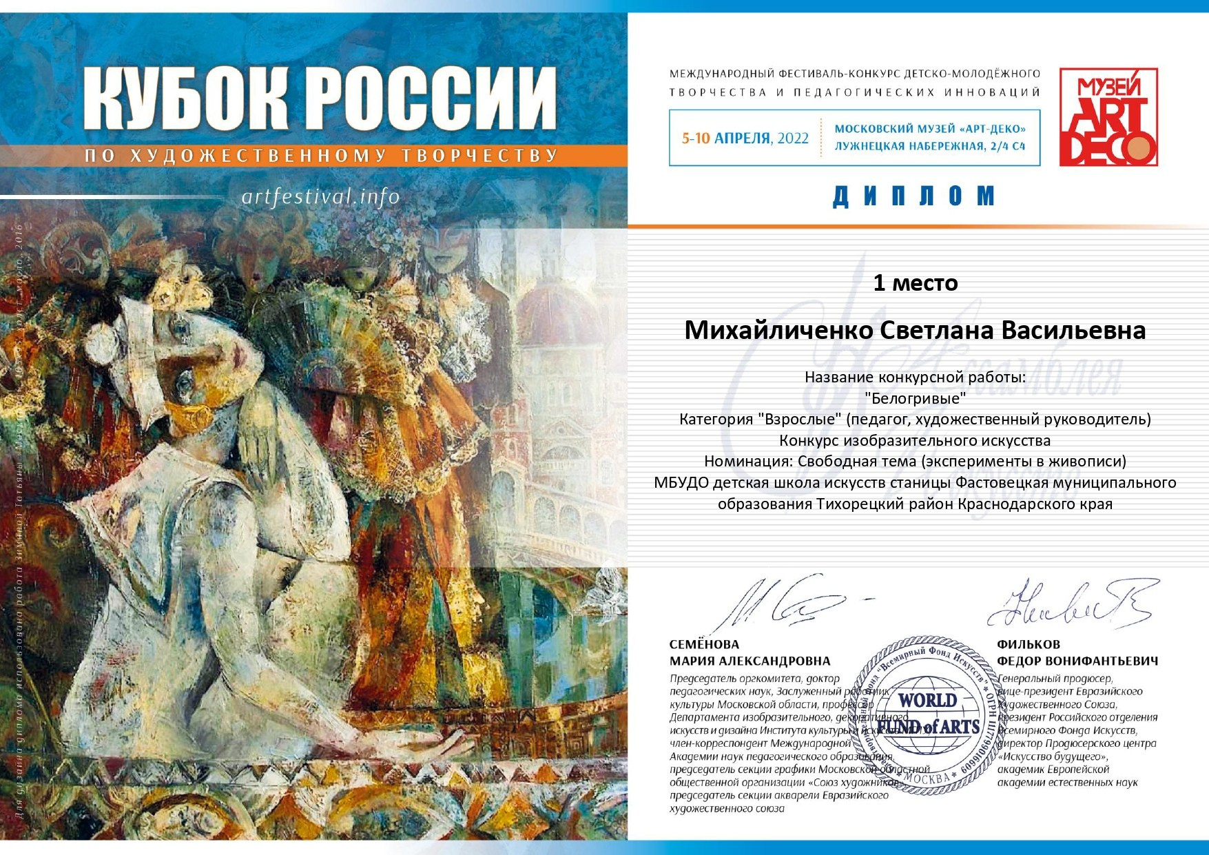 Биография. Художник Светлана Михайличенко. Картины ручной работы в наличии и под заказ