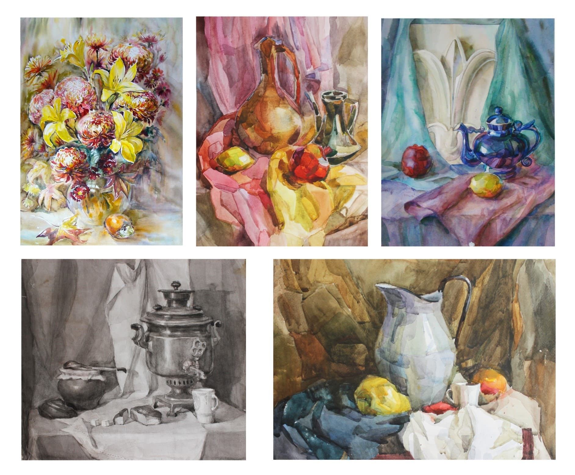 Подготовка к вступительным экзаменам. Обучение живописи, рисунка, композиции. Свет акварели Галины Поплавской