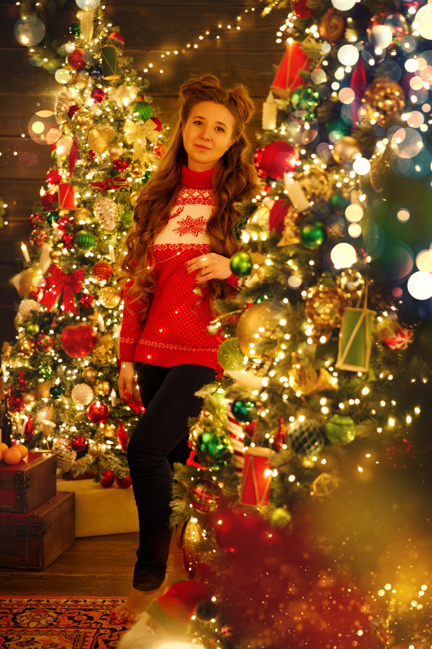 Новогодняя фотосессия в Москве фотограф Ольга Поторочина