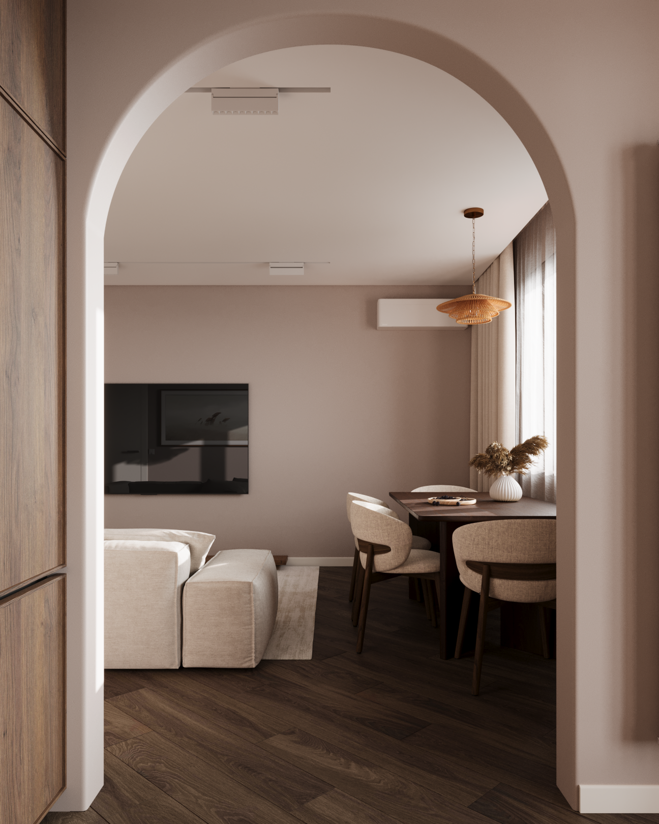 Интерьер в стиле джапанди в Полоцке