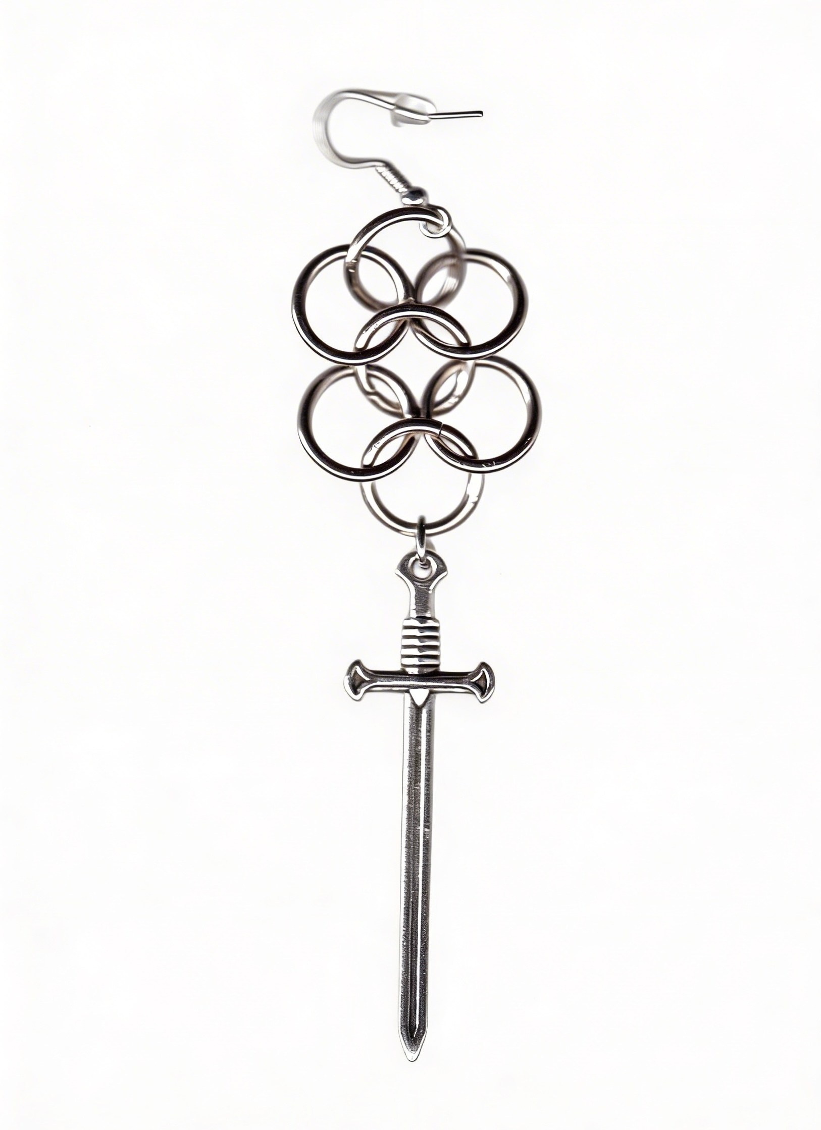 Сережки из кольчуги. Украшения из кольчуги в Москве Соня Спросонья