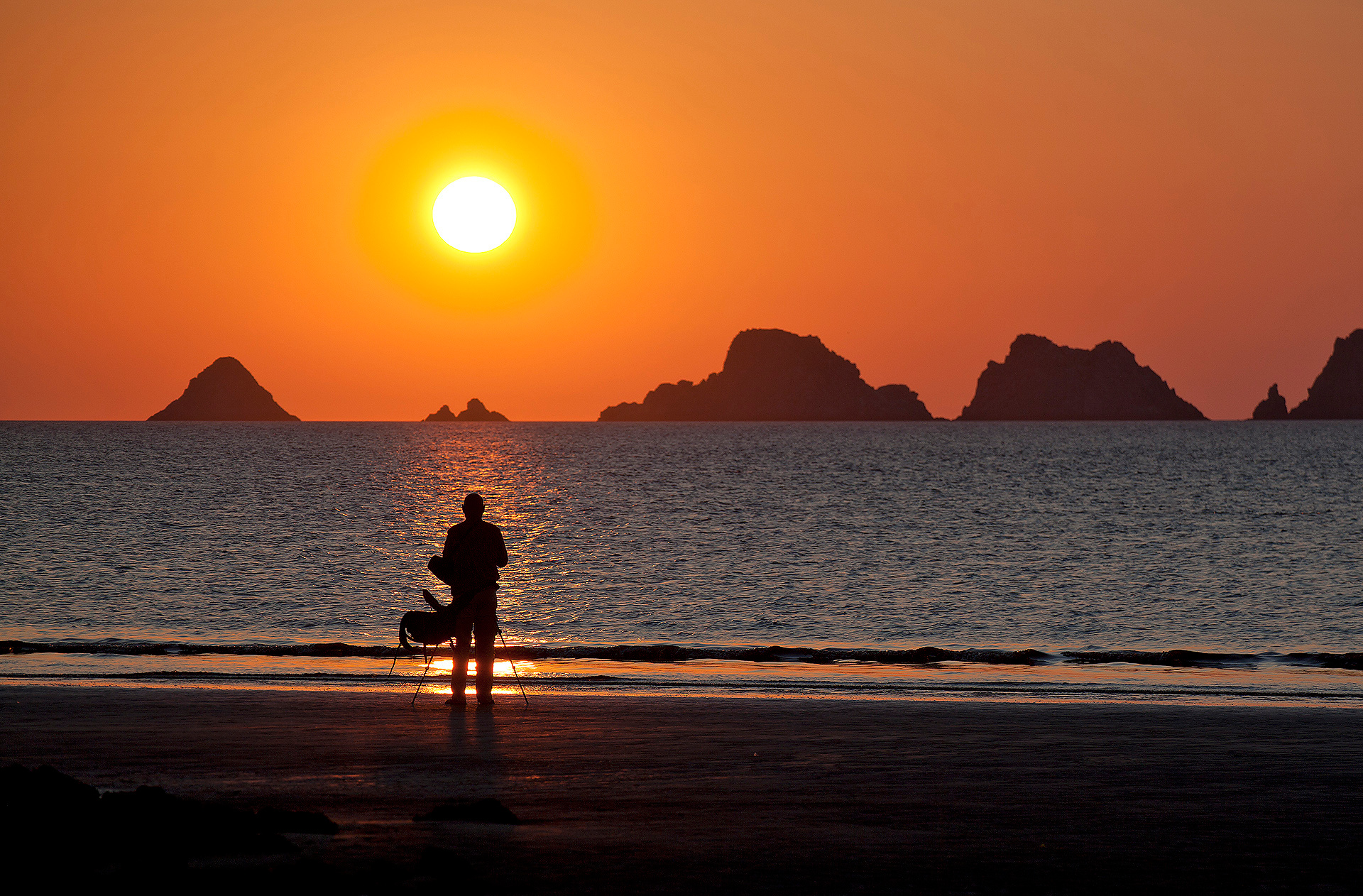 Atmospheric landscapes, horses, butterfies. Alexander Kozhukhov
