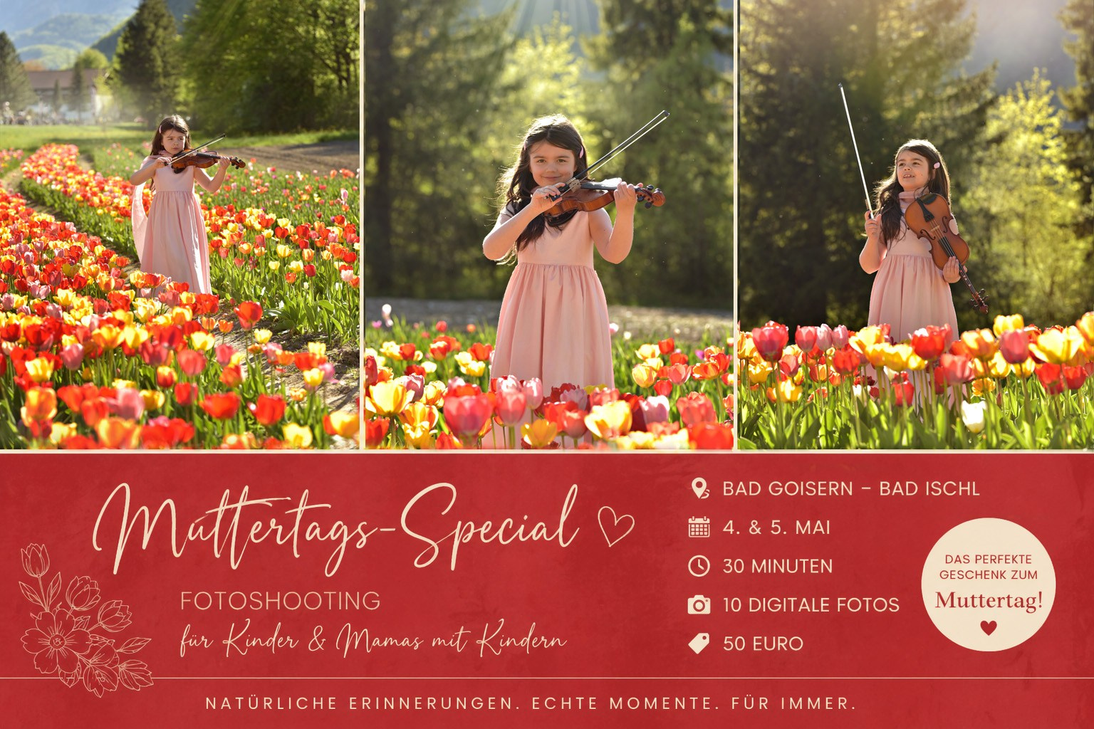 Annonce-Tulpen. Kids and family photographer in Upper Austria Helen Baum