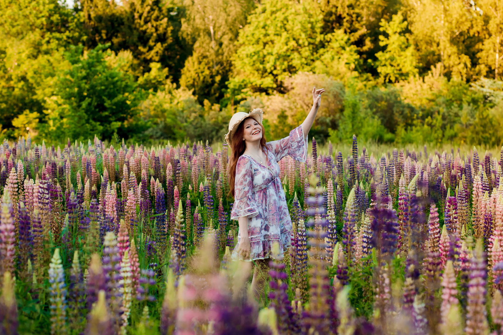 Фотосессия в люпинах. Семейный и свадебный фотограф в Воронеже Майя Добровольская