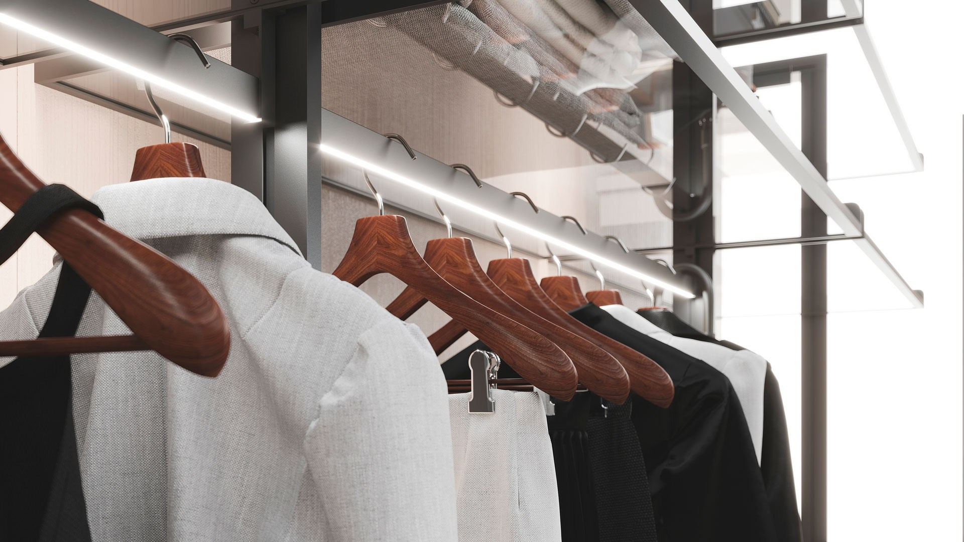 Гардеробные системы MGS мебель. MGS мебель в Ростове-на-Дону. Высочайшее качество исполнения. Инновационные и классические материалы. MGS mebel Ростов