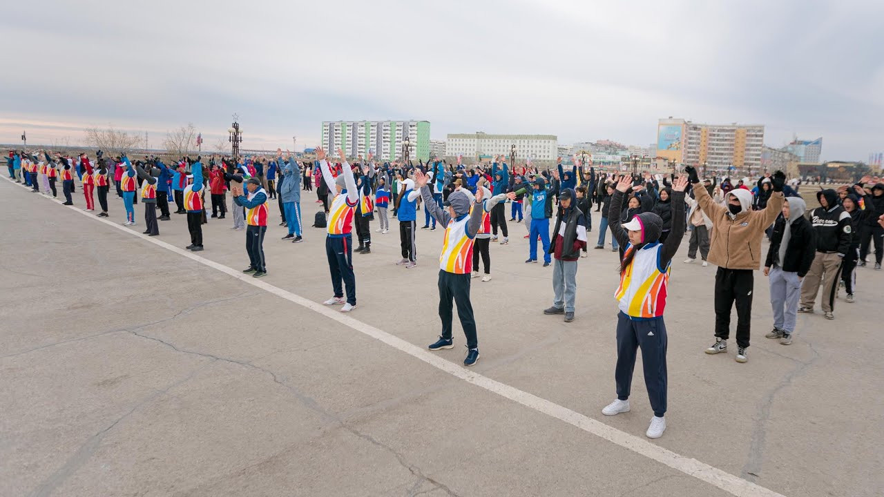 Открытие сезона утренних зарядок. Студия «Мой Спорт!» — все о спорте в Якутии
