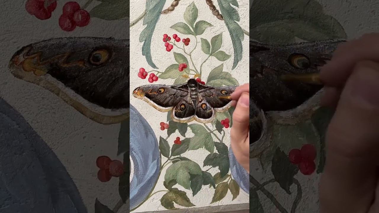 Видео росписи стен