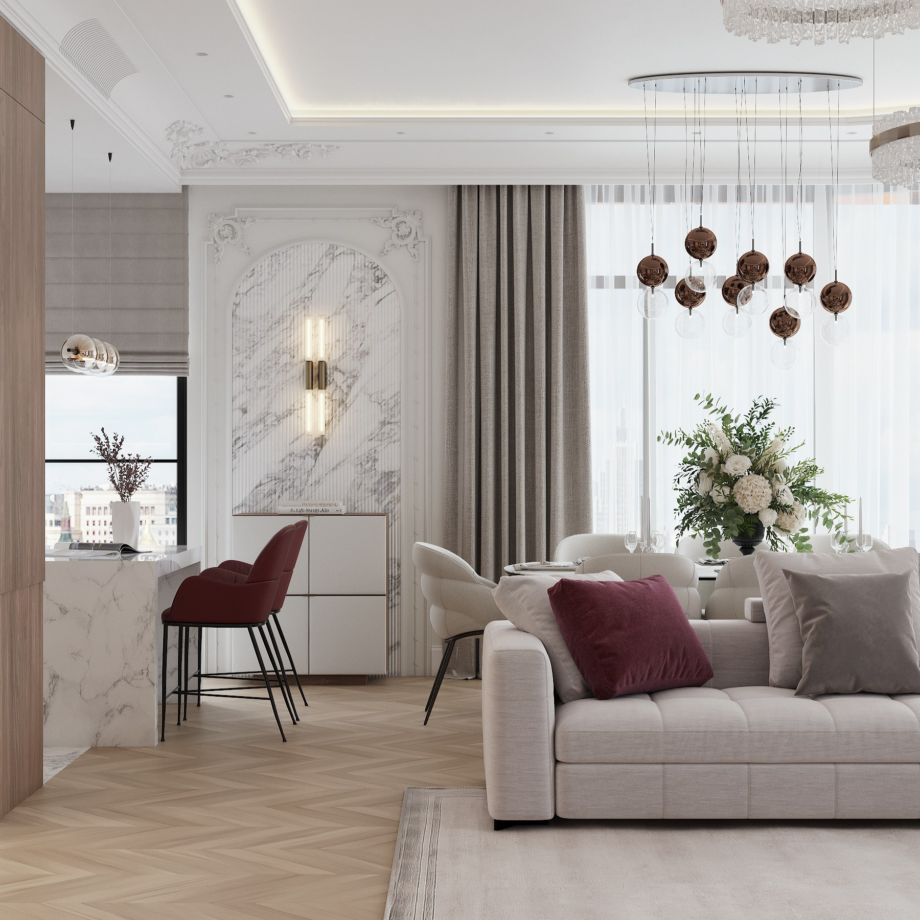 ЖК Лаврушенский. Дизайн интерьера в Москве