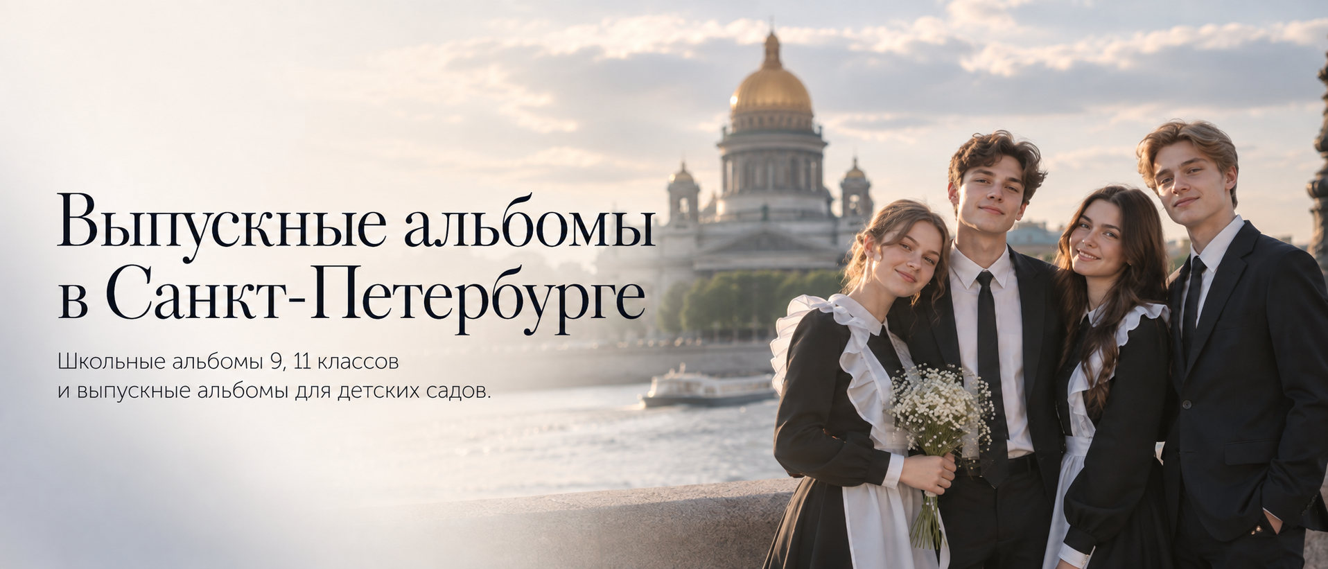 Школьный фотограф в Санкт-Петербурге — Антон и Ольга Владимировы
