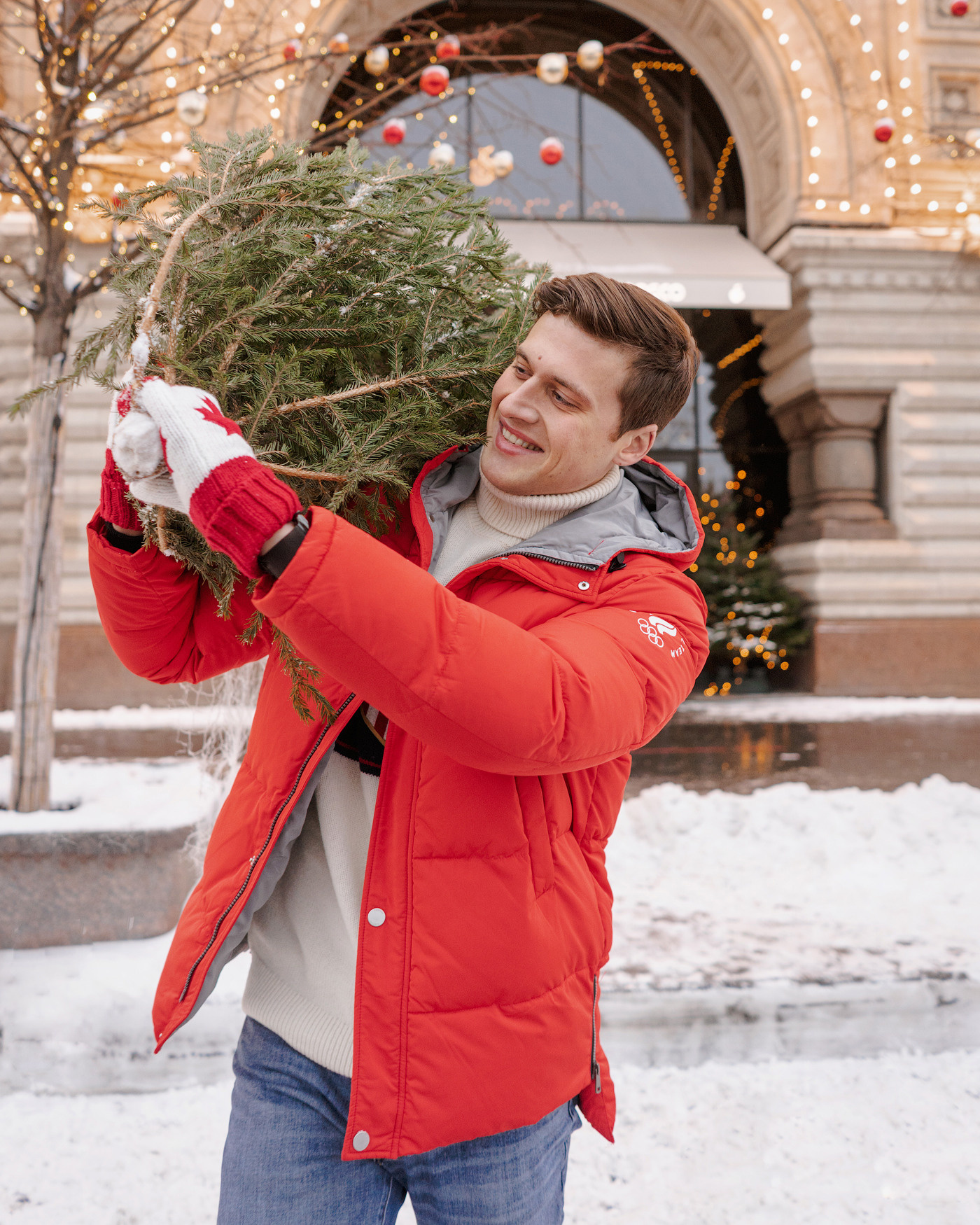 Новогодняя фотосессия в Москве от Алеси Энберт