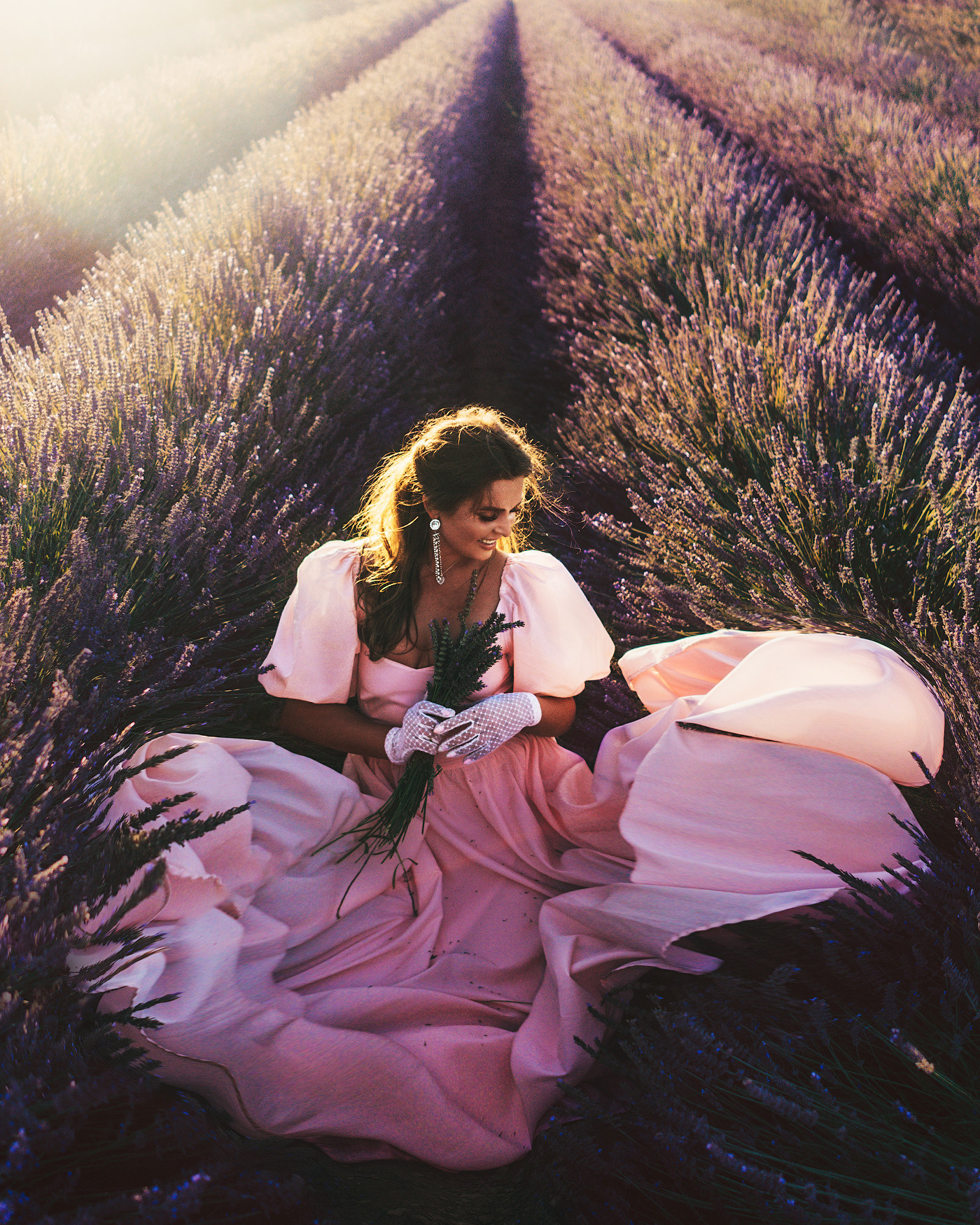  Фотосессия в лавандовом поле от Алеси Энберт