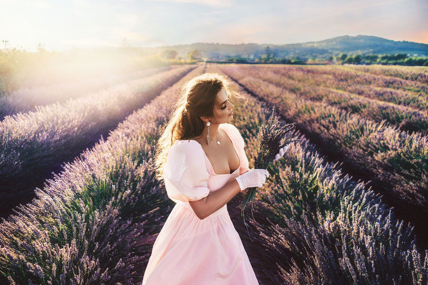  Фотосессия в лавандовом поле от Алеси Энберт