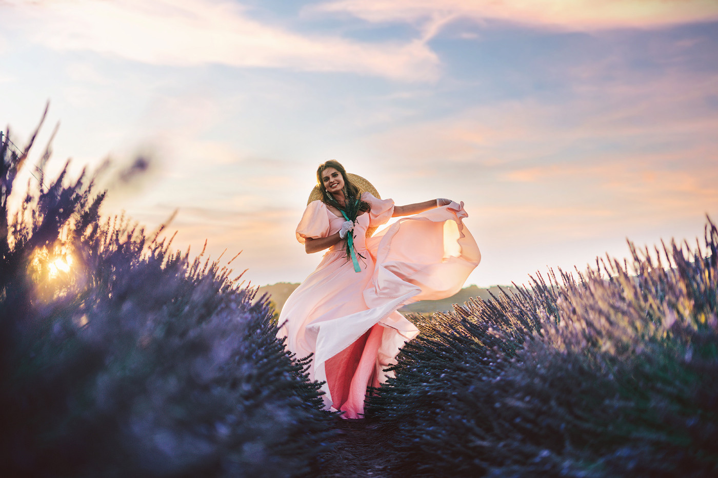 Фотосессия в лавандовом поле от Алеси Энберт
