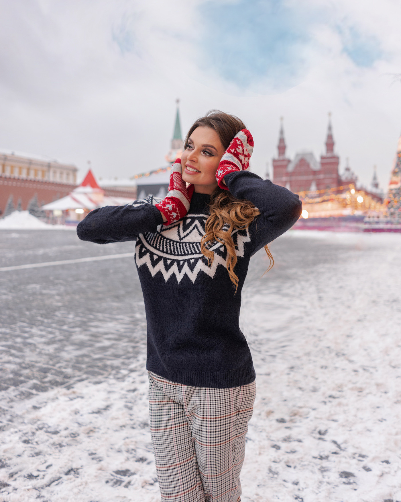 Новогодняя фотосессия в Москве от Алеси Энберт