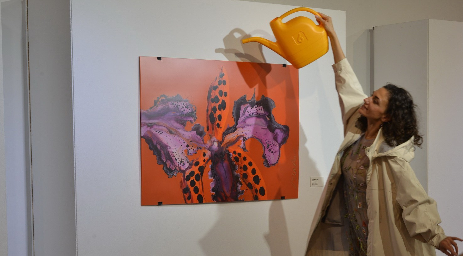 Exposición de Arte Abstracto. Fotógrafo Aleksandr Rybintsev