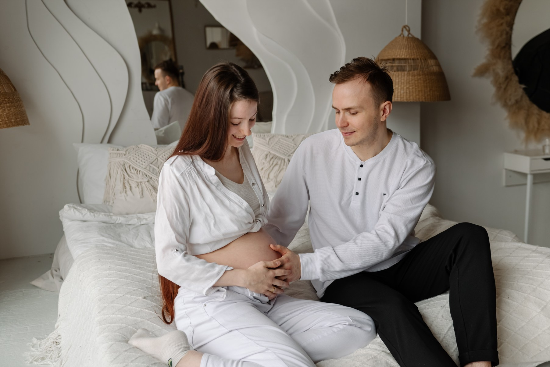 Фотосессия беременности с&nbsp;мужем