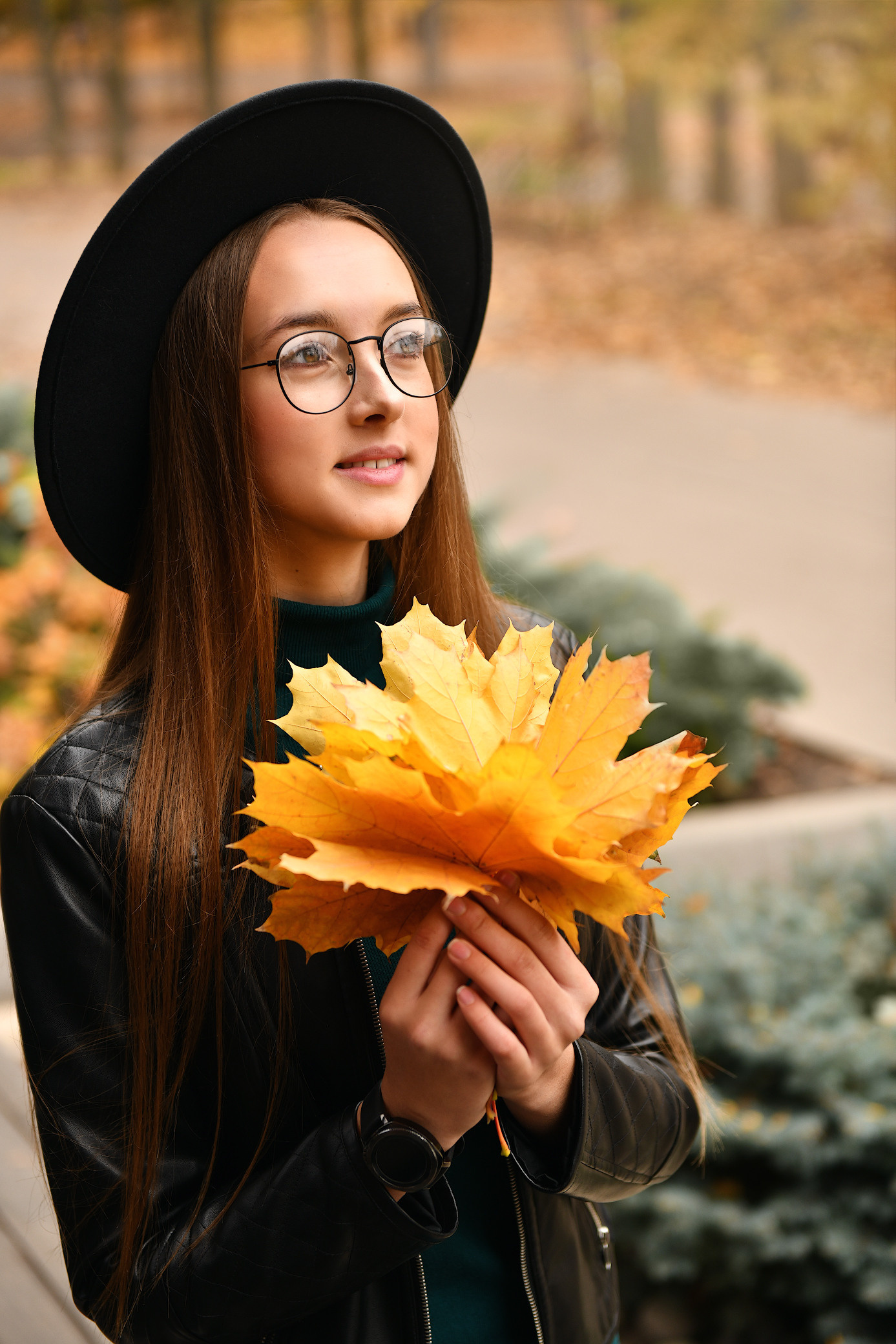 Полина. Прогулка, парк Динамо