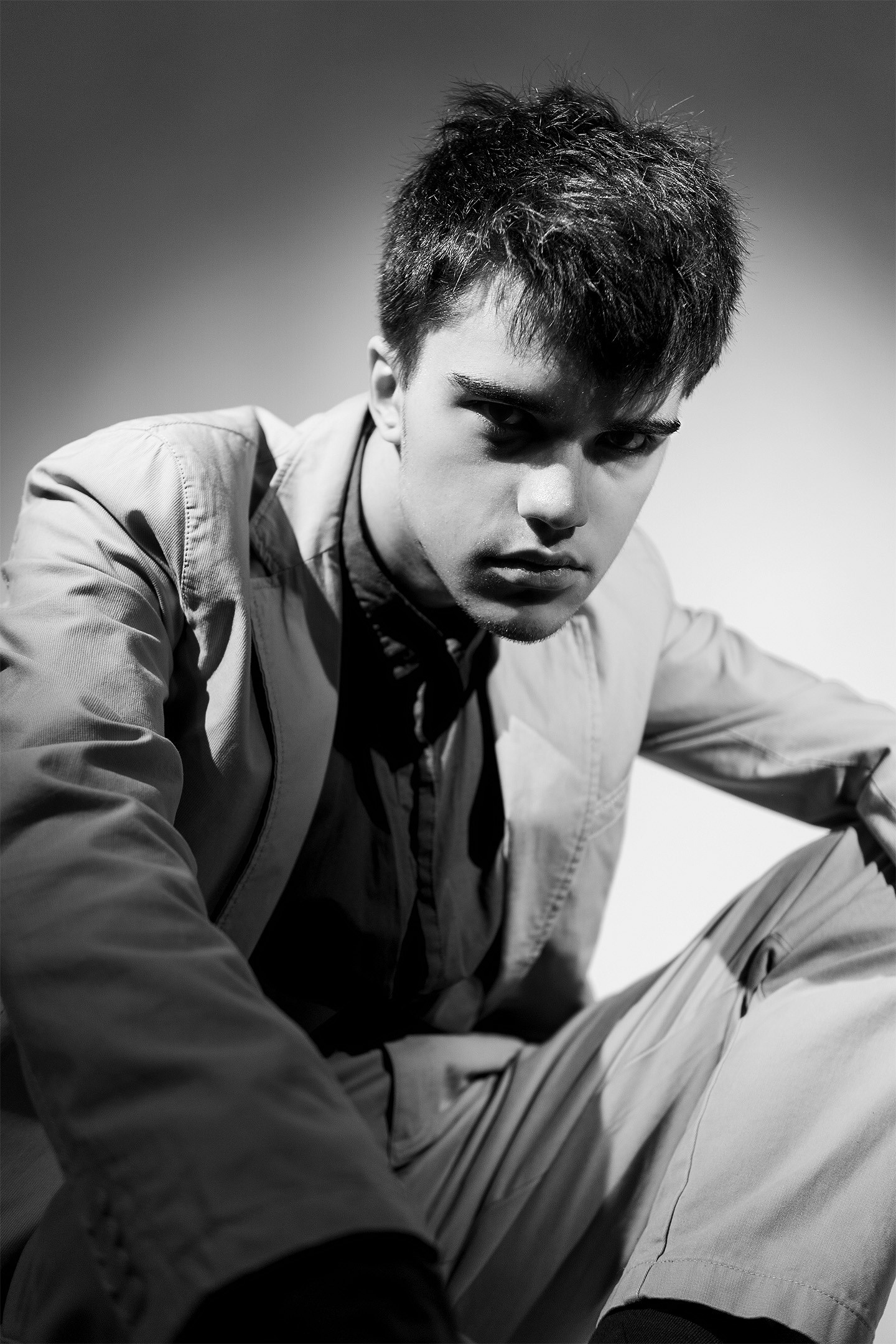 Мужской портрет в тенях — Москва. Фотограф Зиновьев Илья, Москва