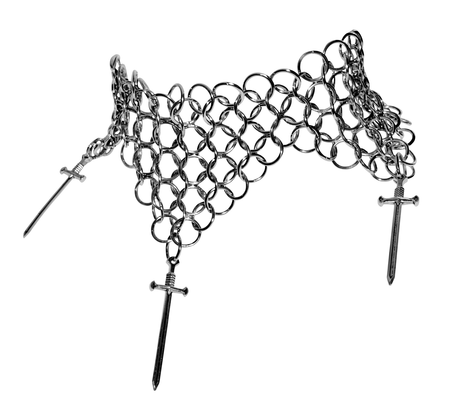 Чокеры из кольчуги. Украшения из кольчуги в Москве Соня Спросонья