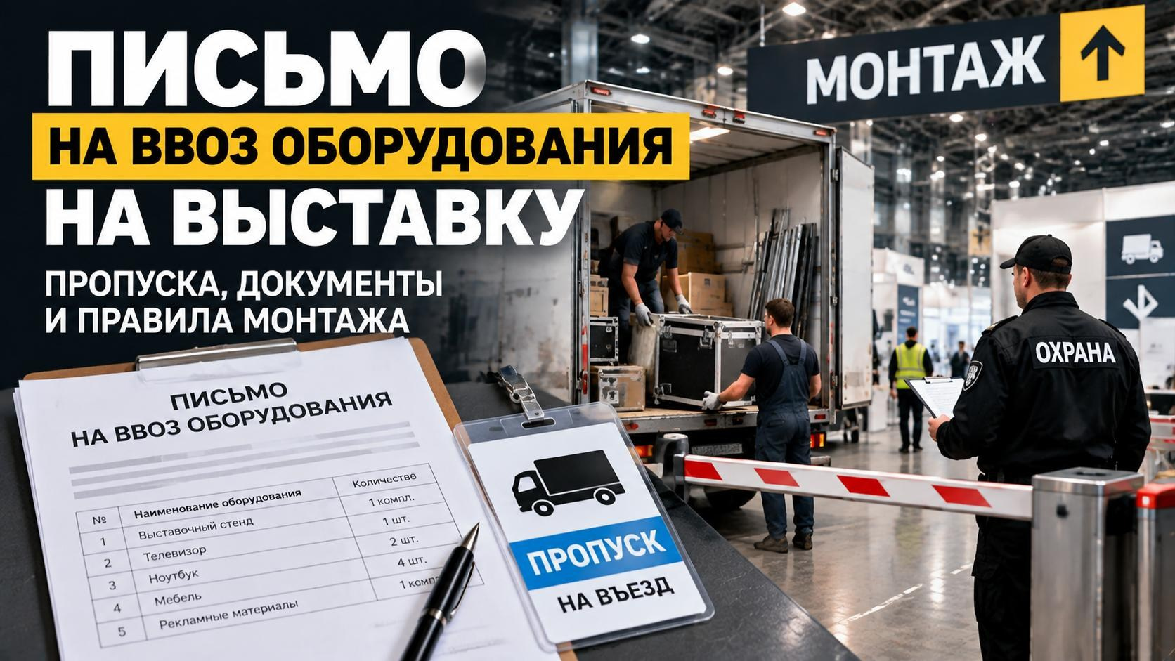 Охрана на выставке: безопасность стенда во время монтажа и работы выставки