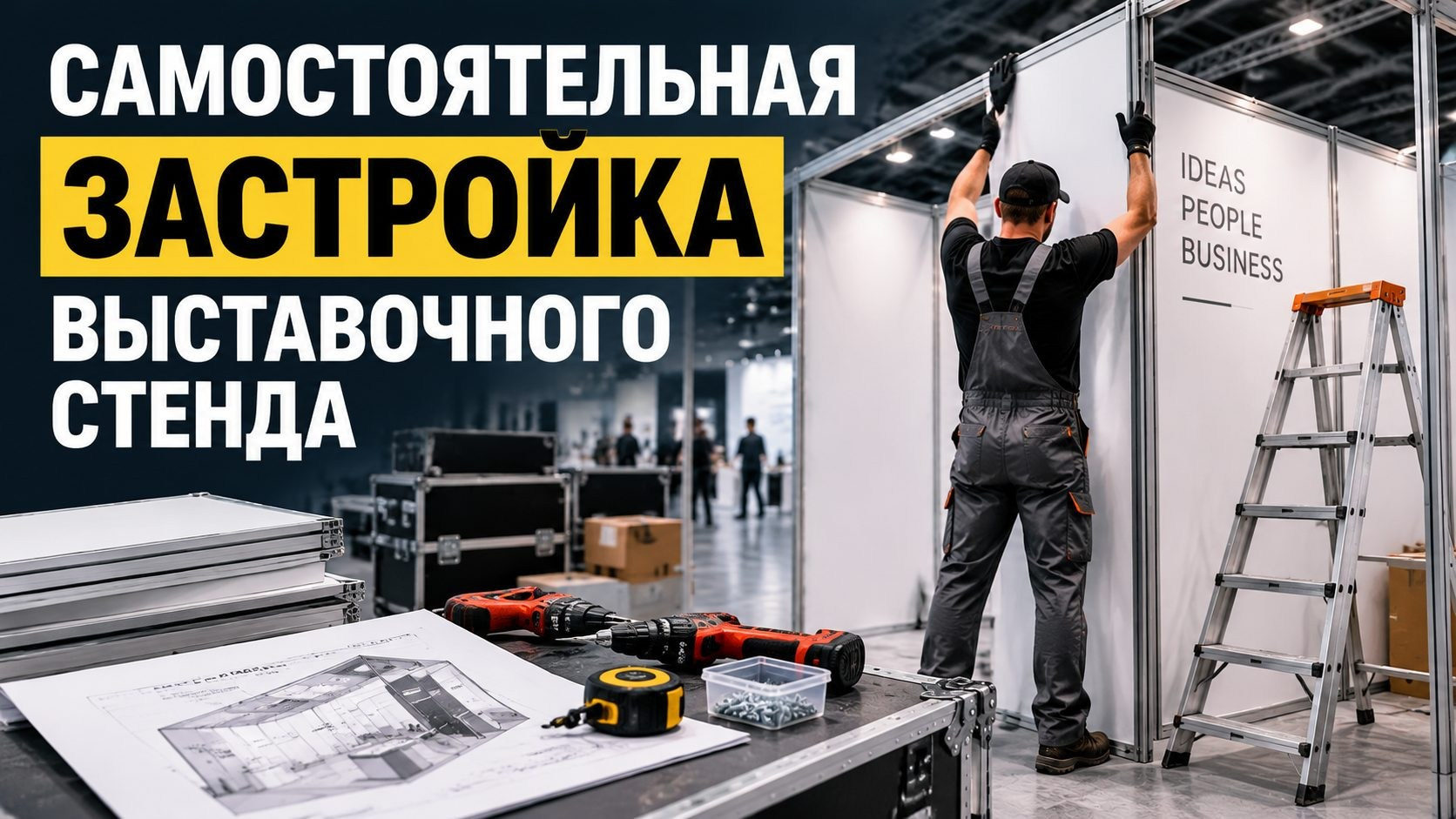Подсобное помещение на выставочном стенде: размеры и назначение