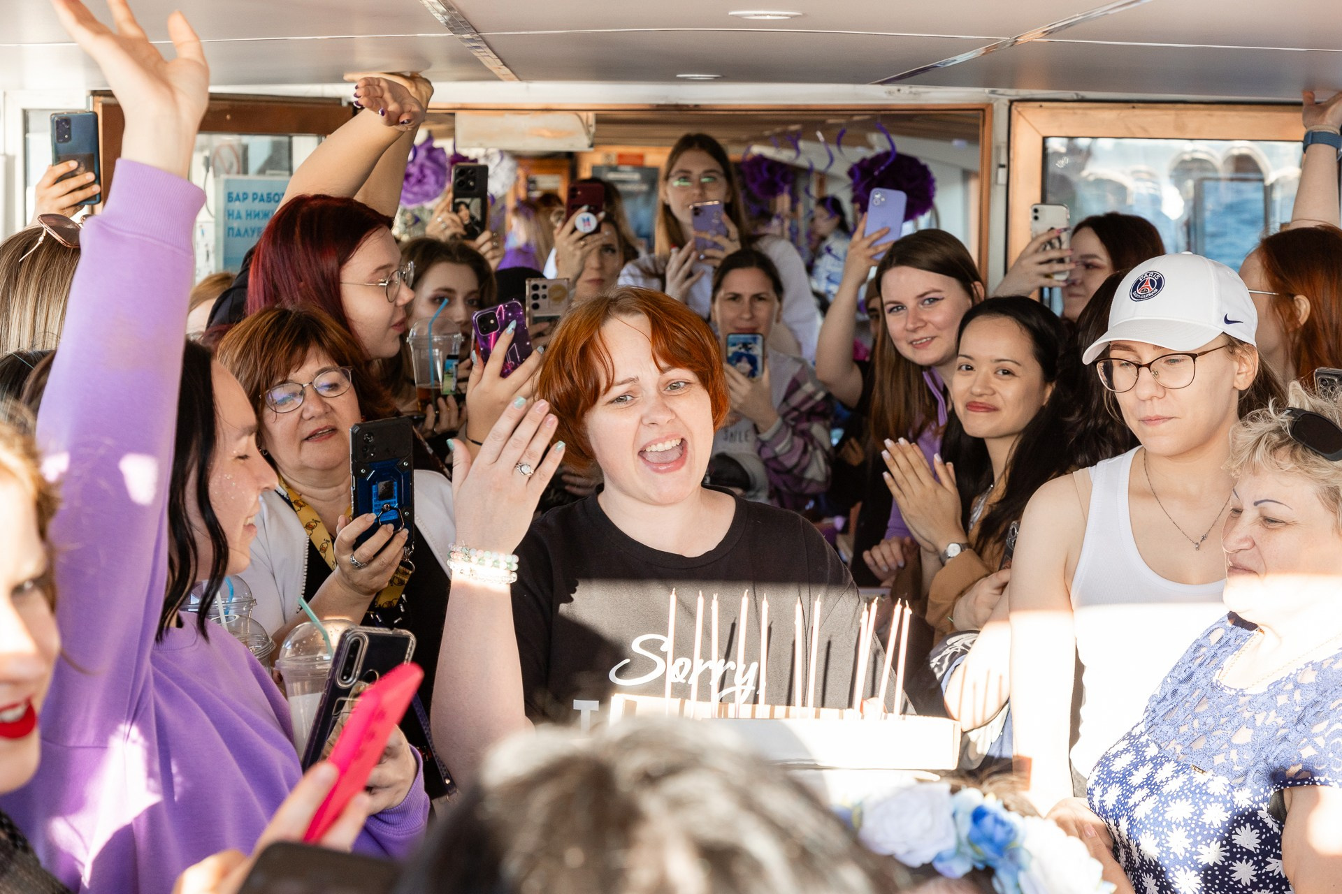 День рождения на теплоходе