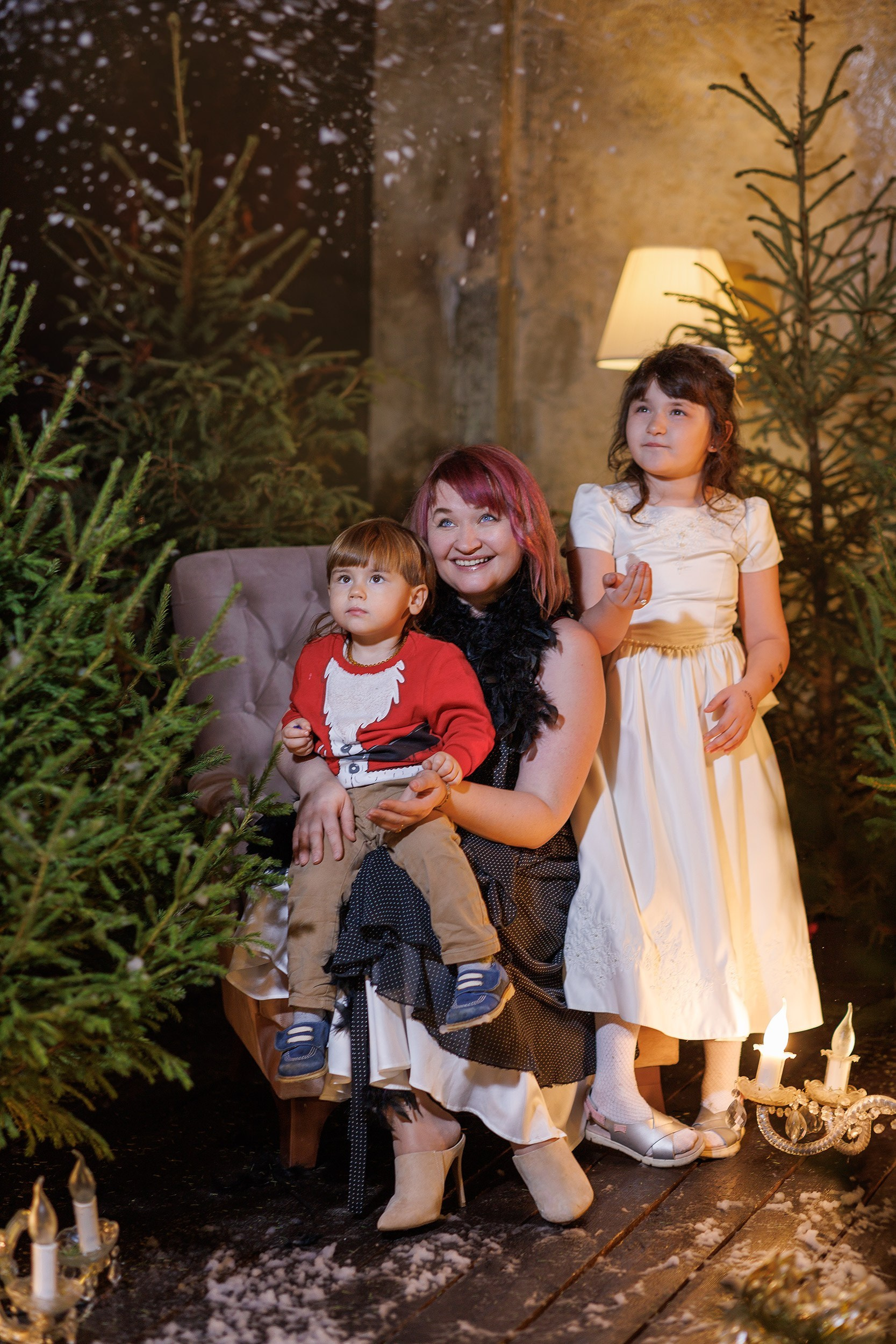 Новогодняя съемка для Юли