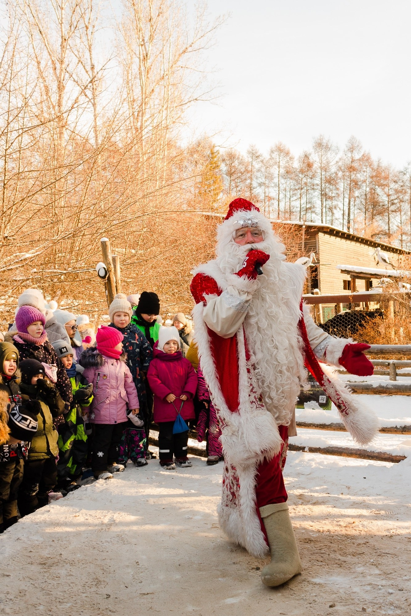 Новогодний праздник в&nbsp;Иркутском Зоосаде