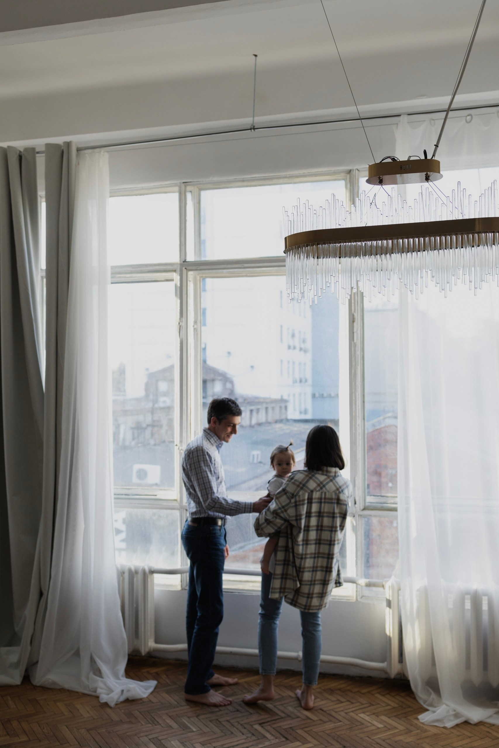 Малышка Оливия с родителями. Женский и семейный фотограф в Москве Анастасия Филимонова