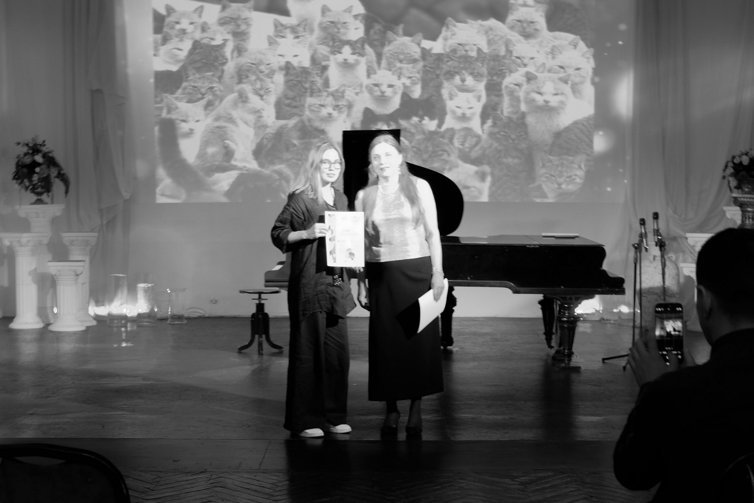 «ПитерКот» ежегодная выставка работ художников. Дом Шрёдера