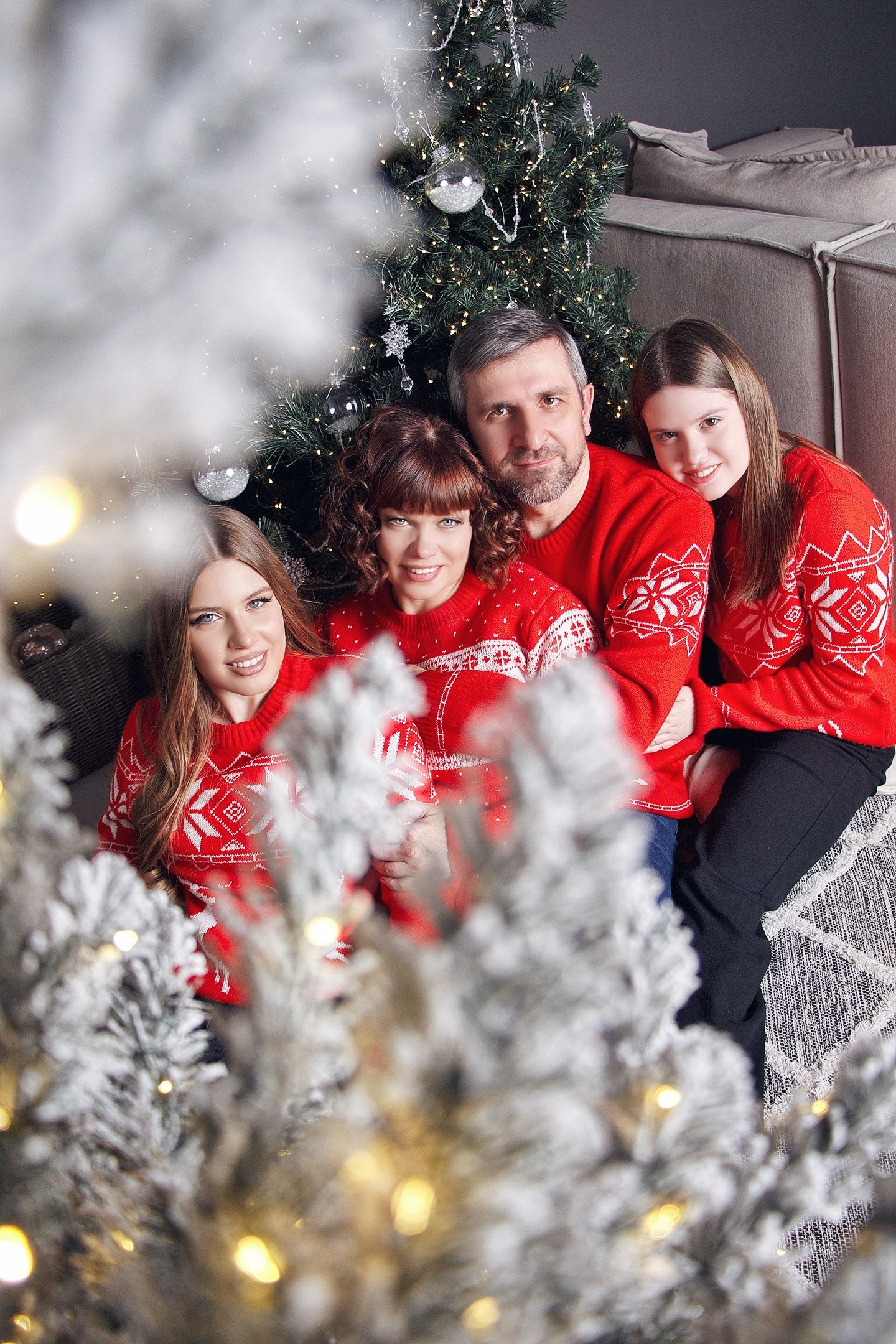 Семья Елены и Юрия в новогодний вечер…. Творческая, семейная Фотосъемка ДоброДарова Елена Омск