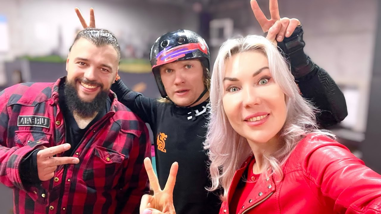 Моноколесо, немного видео. Дмитрий и Виктория