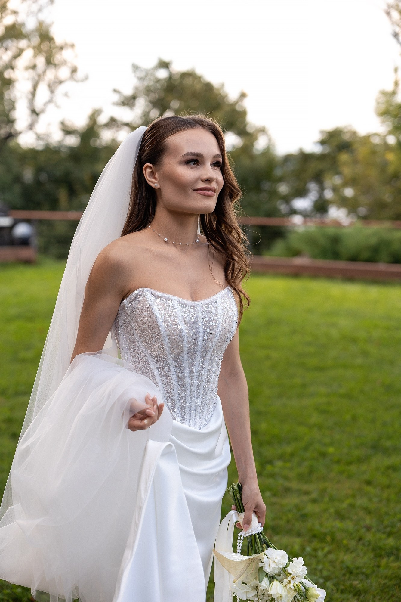 естественная ретушь свадебного фото самара сергей ярилин - портрет невесты