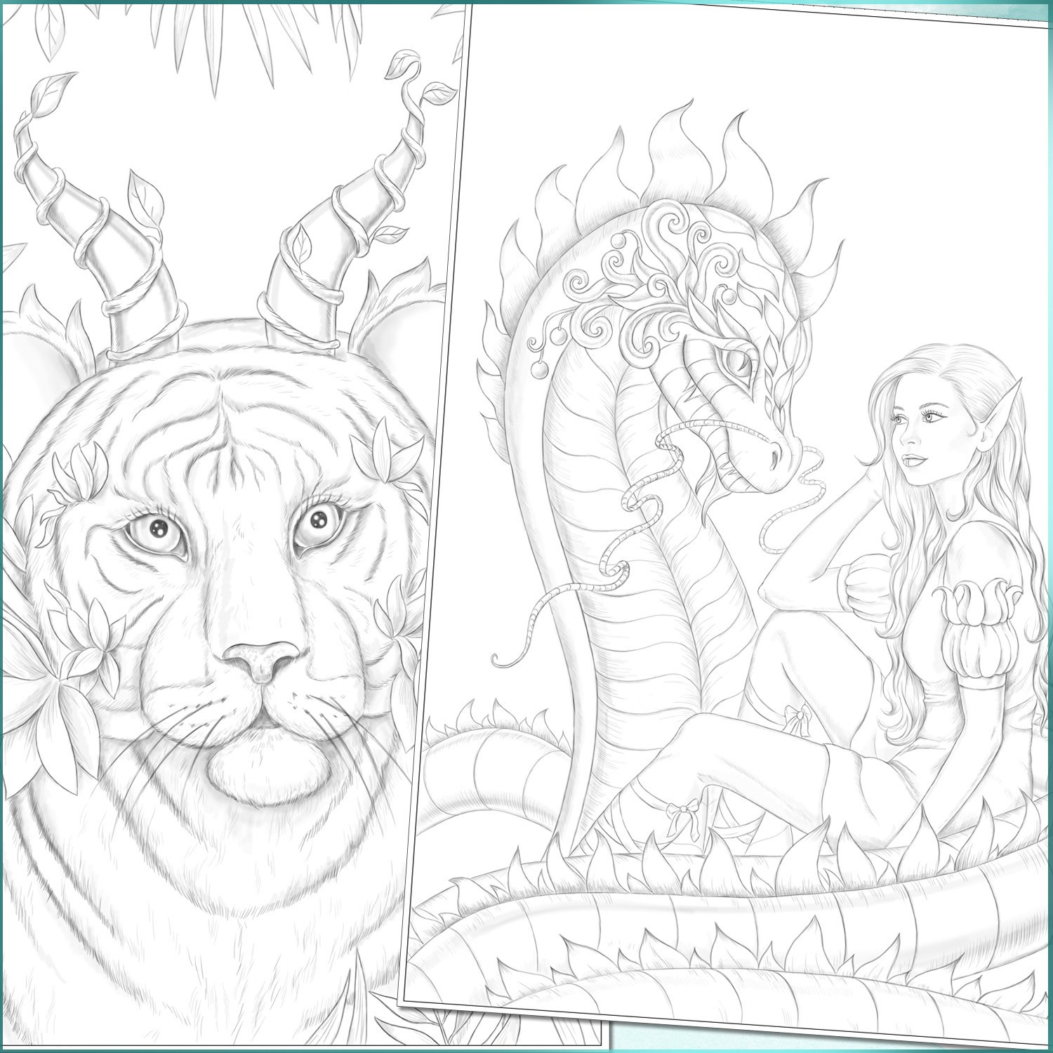 MysWorldA5. Раскраски Алёны Лазаревой