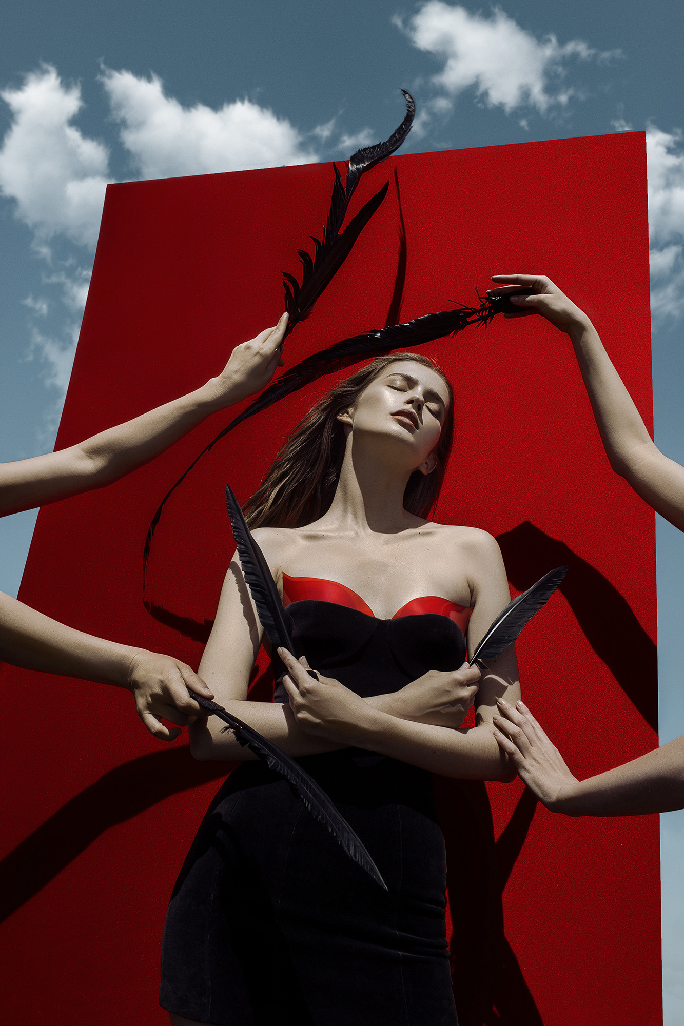 Photo session on the poppy field. Advertising, fashion photographer Dima Cube Moscow, Europe