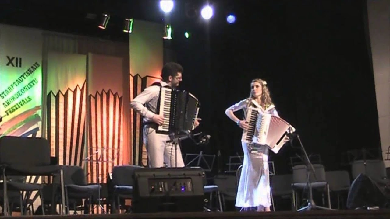 Фестиваль в Латвии 2013. Аккордеонист Мирослав Лелюх